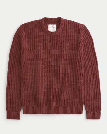 Maglione Girocollo in Cashmere a Nido d'Ape Stile | Cashmere Zone