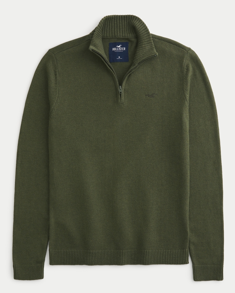 Hollister sale quarter zip