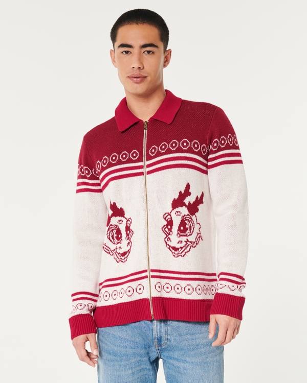 Hollister hot sale christmas sweater