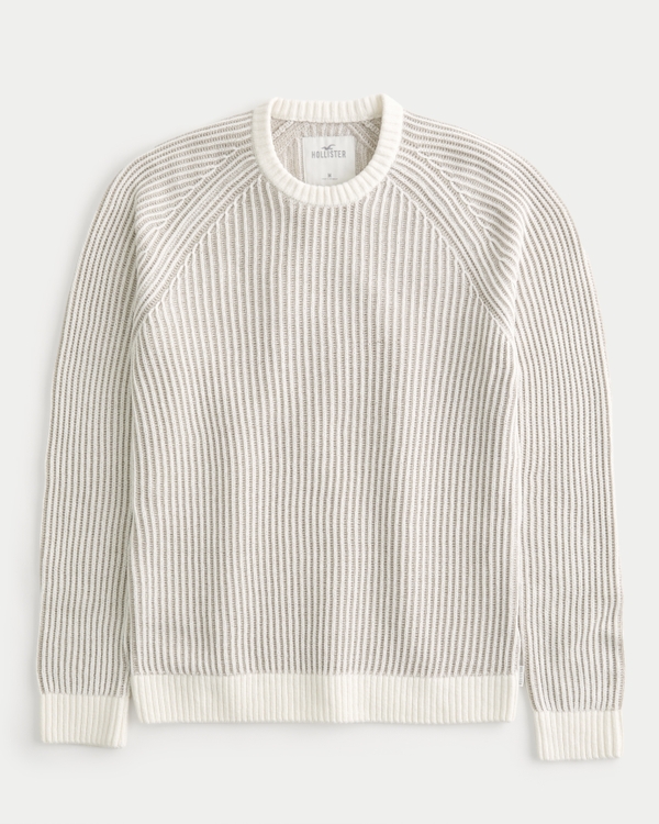 Men's Plated Stitch Crew Sweater | Men's Sale | HollisterCo.com Men's Plated Stitch Crew Sweater | Men's Sale | HollisterCo.com