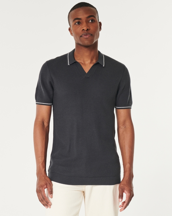 Hollister Men's Polo Shirt T-Shirt (US, Alpha, Small, Regular, Regular,  0012-900) at  Men's Clothing store