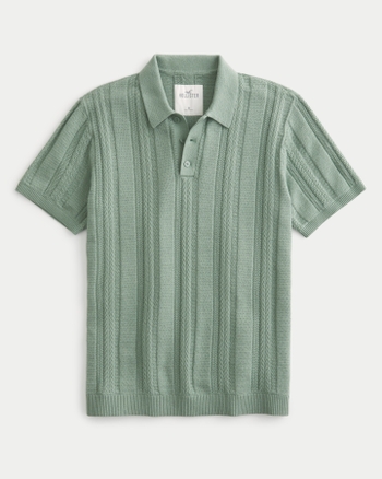 Hollister Co. Striped Polo Shirts