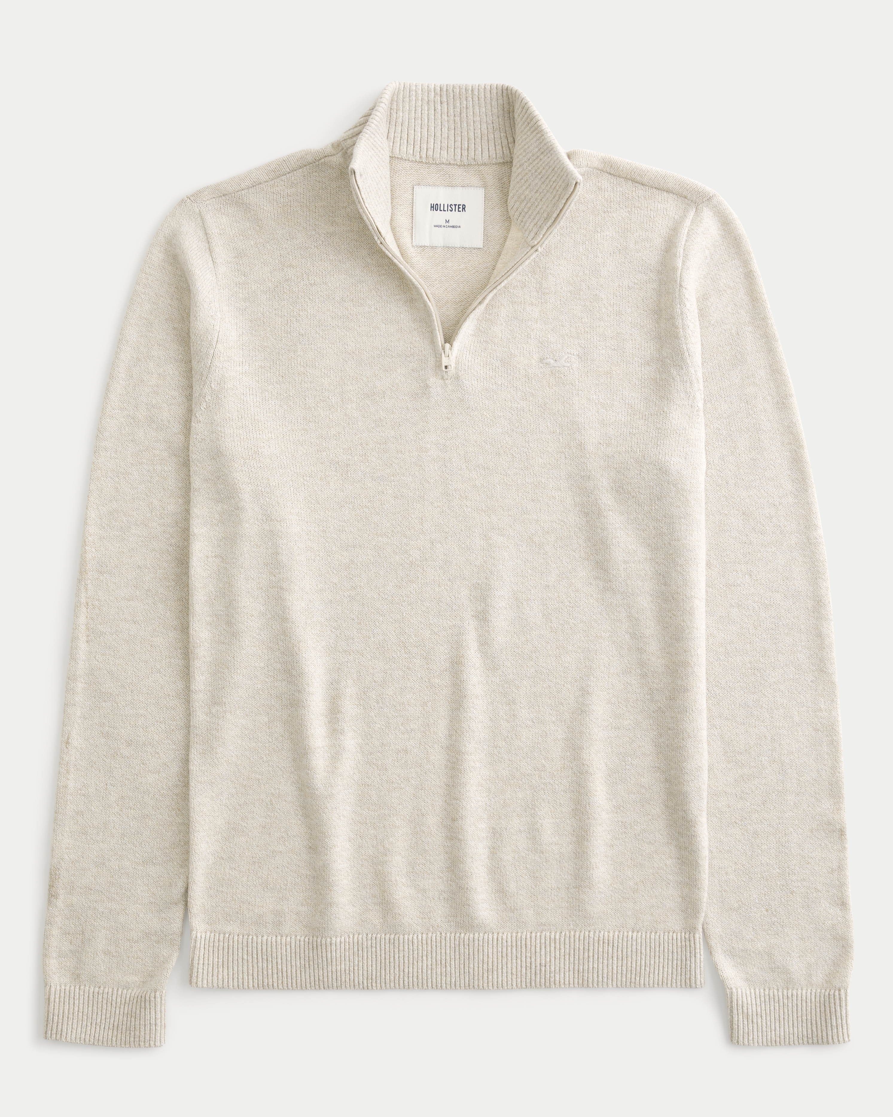 Hollister quarter zip sale