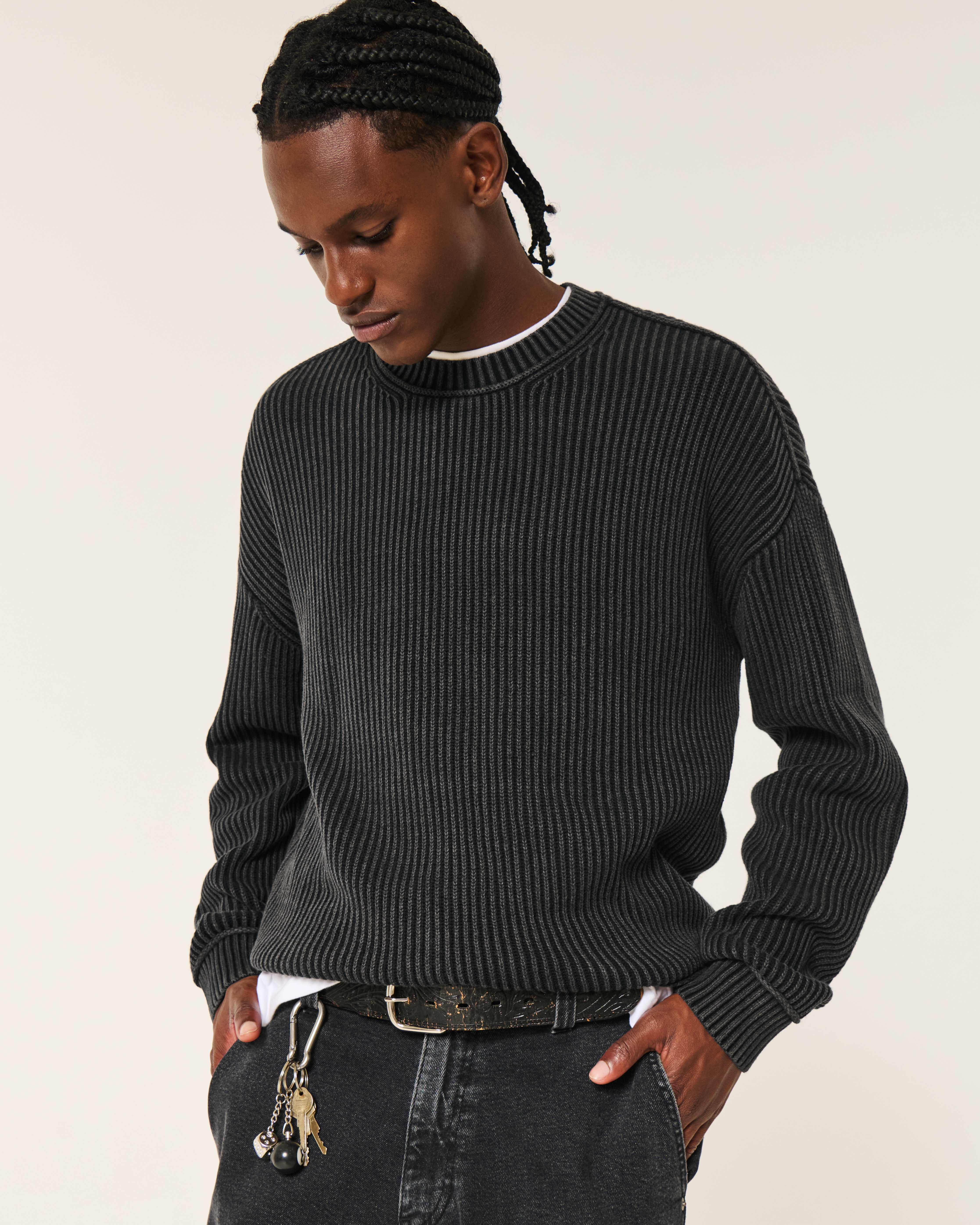 Boxy Crew Sweater