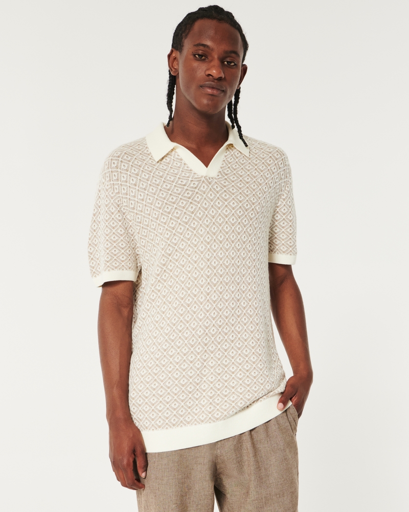 Pattern Sweater Polo