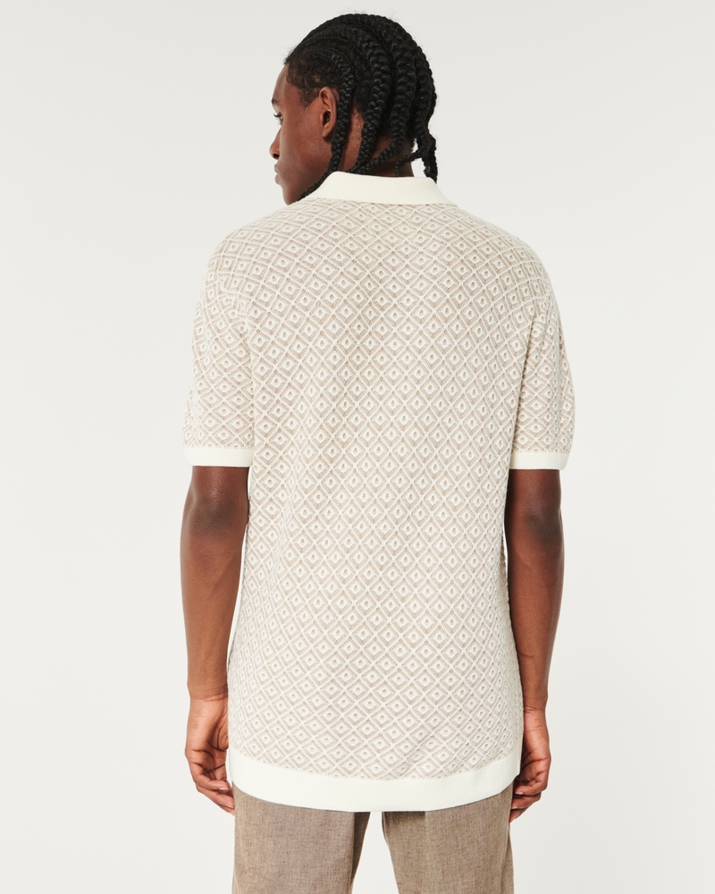 Pattern Sweater Polo