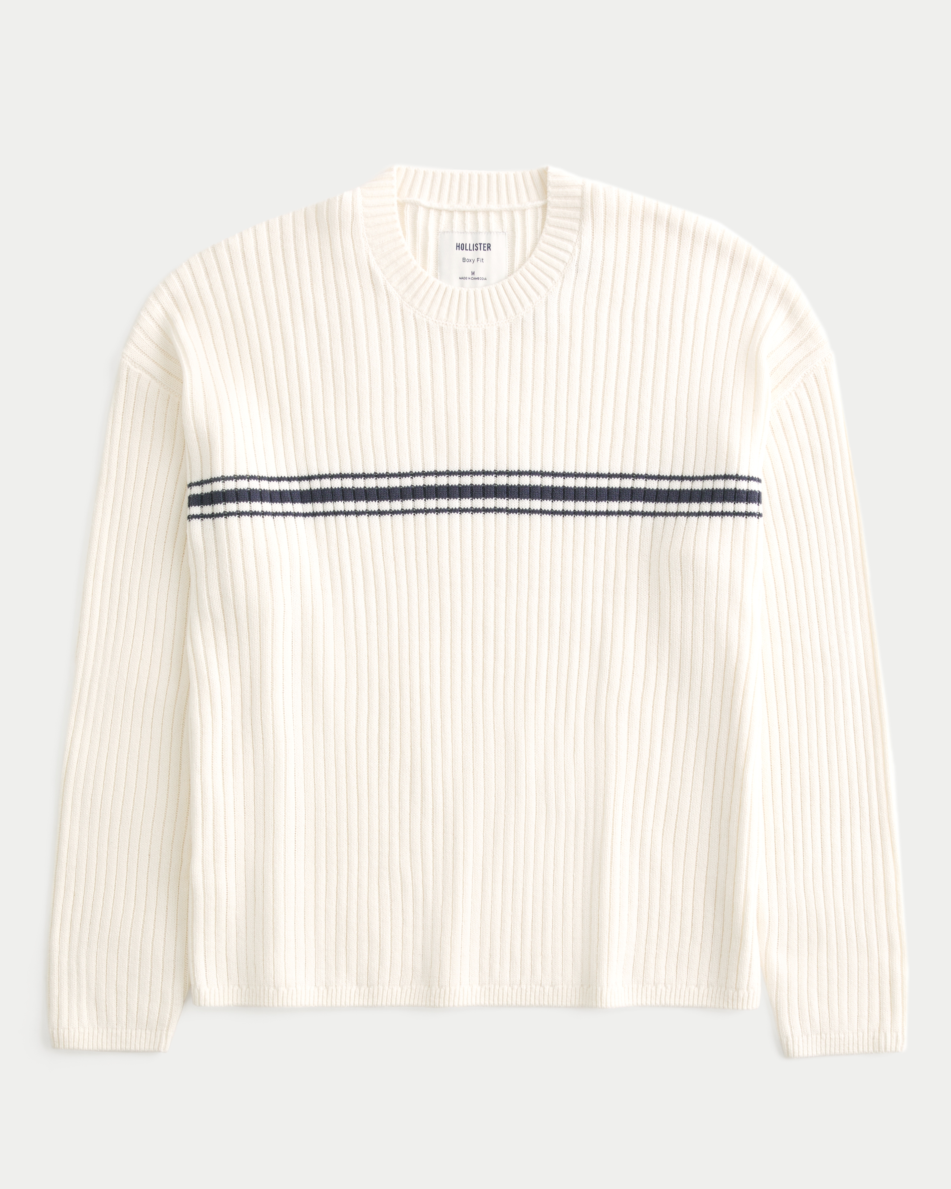 Hollister striped sweater on sale