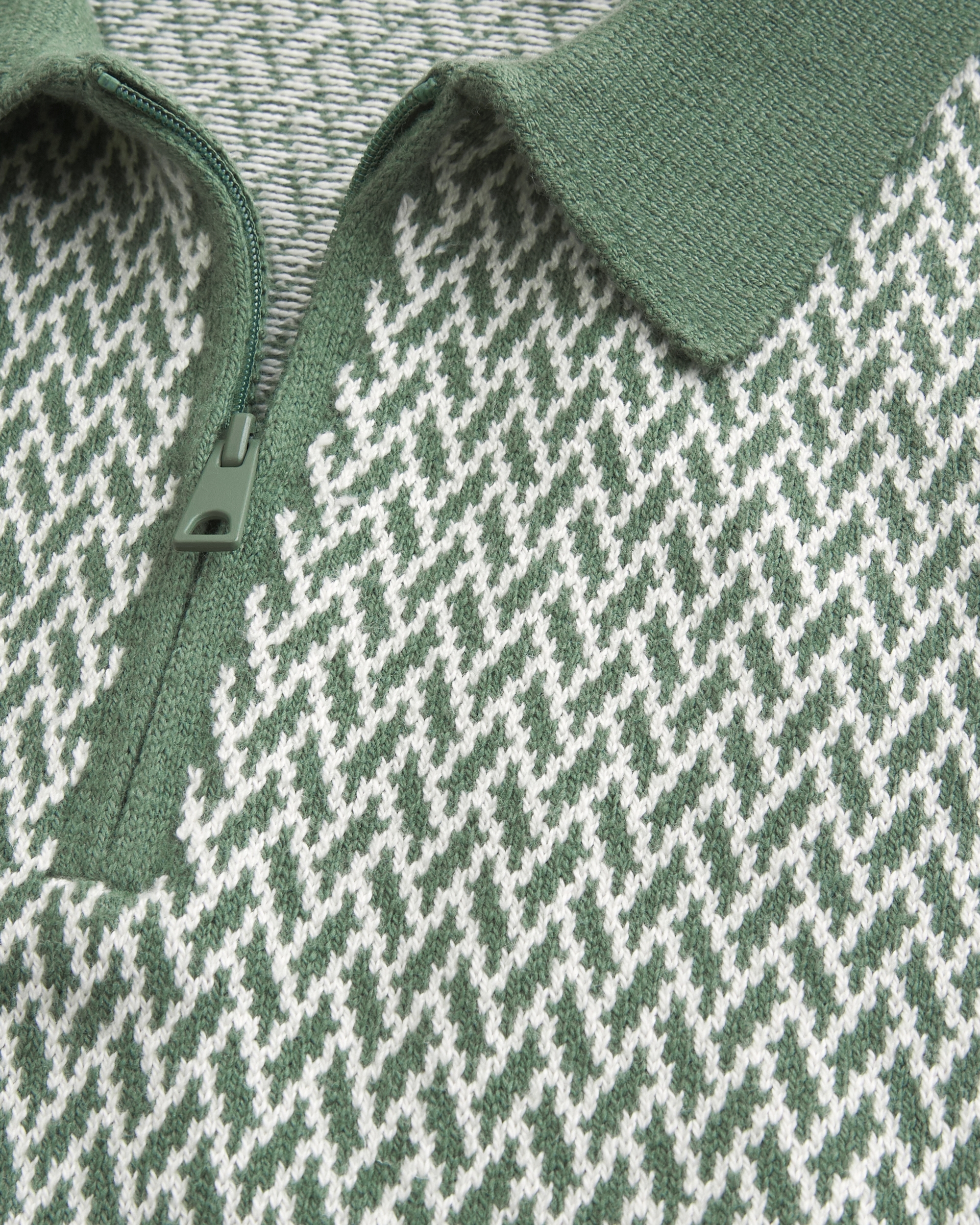 Boxy Half-Zip Sweater Polo