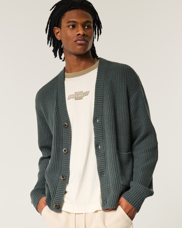 Hollister grey cardigan online