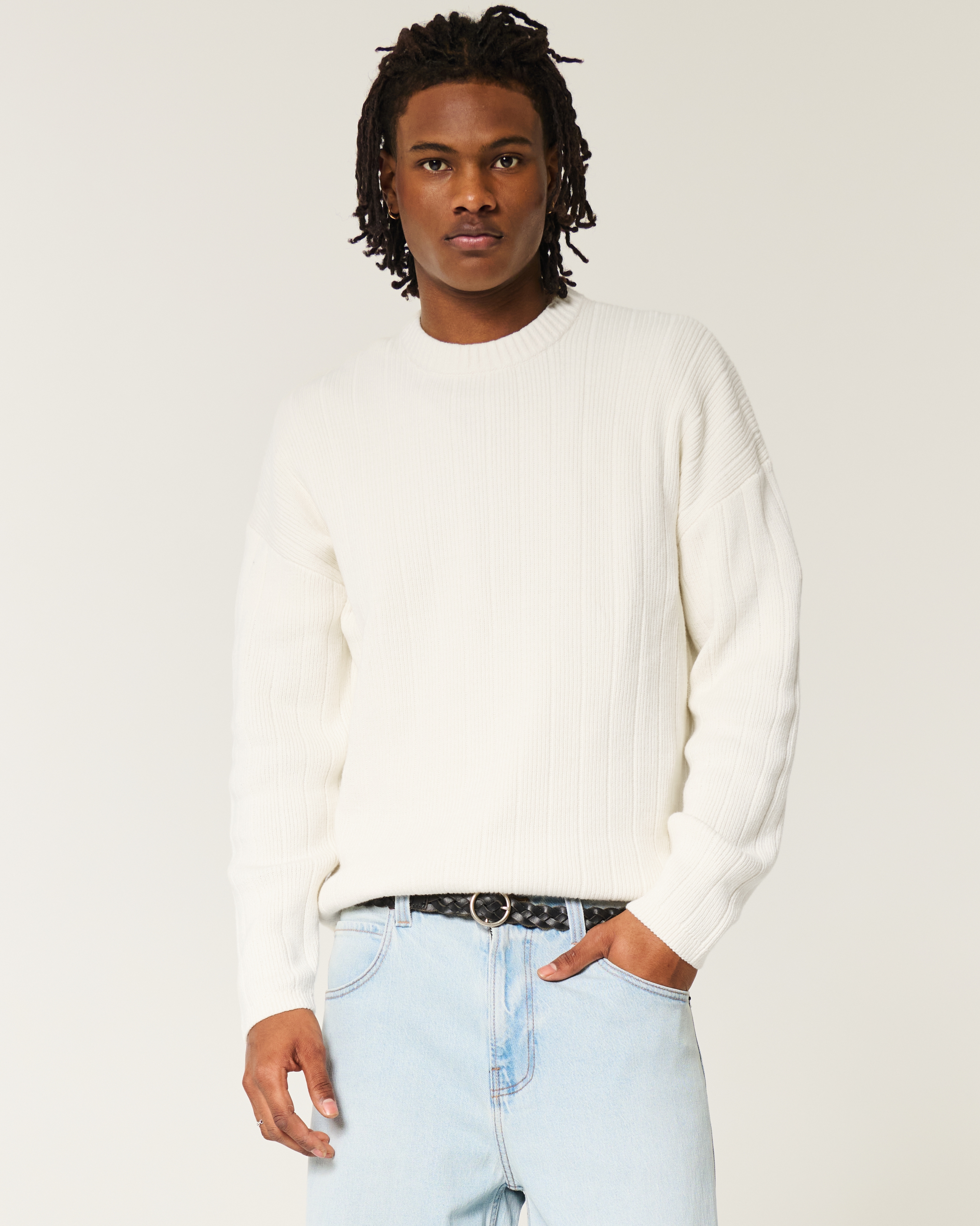 Boxy Crew Sweater