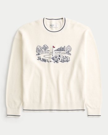 Pulls ras-du-cou Marron pour homme