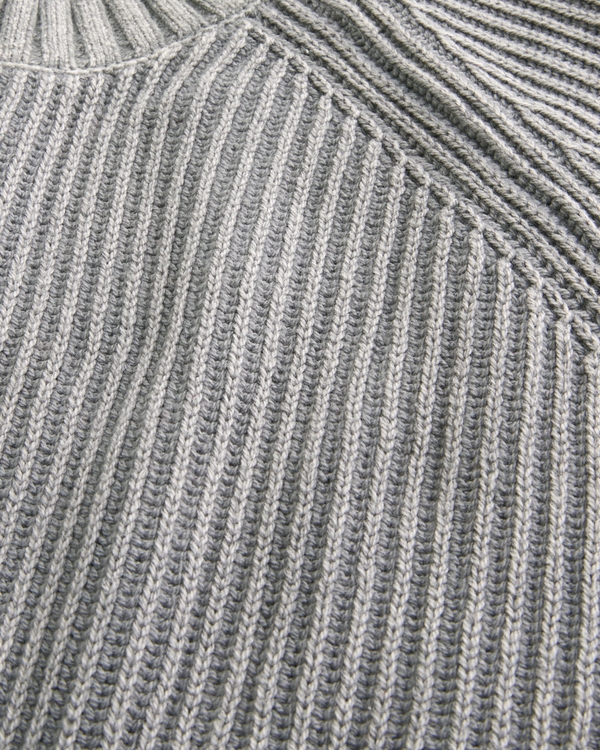 Boxy Washed Crew Sweater