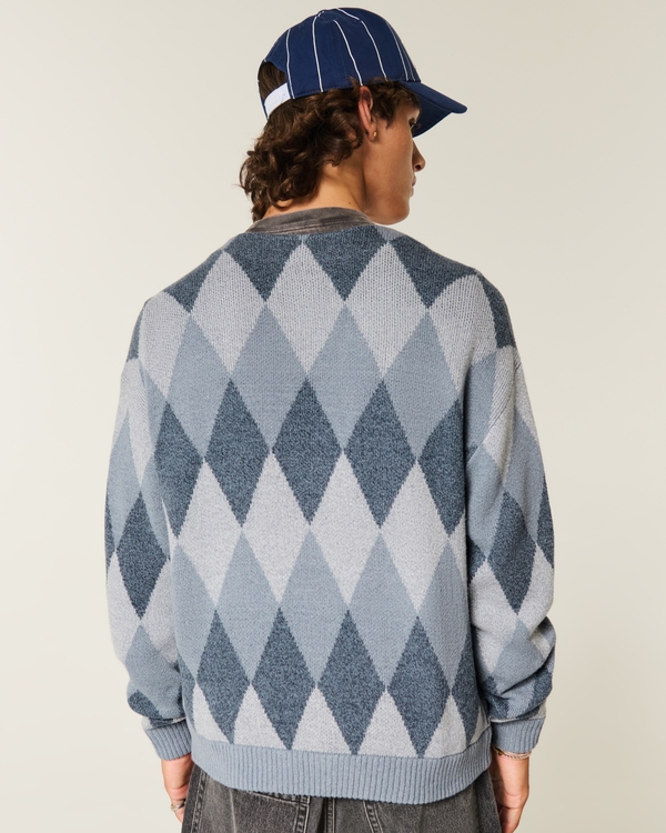 Boxy Pattern Cardigan