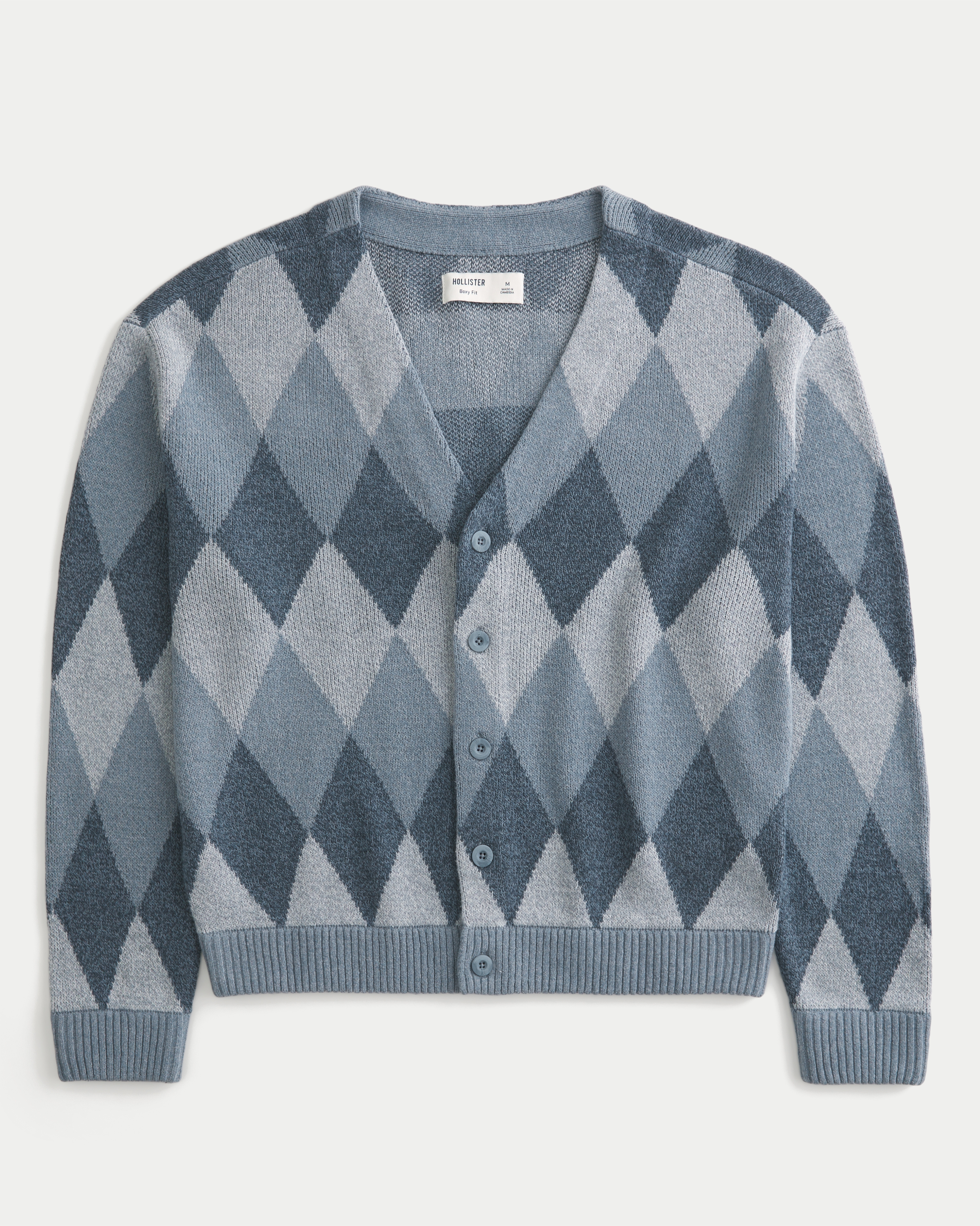 Boxy Pattern Cardigan