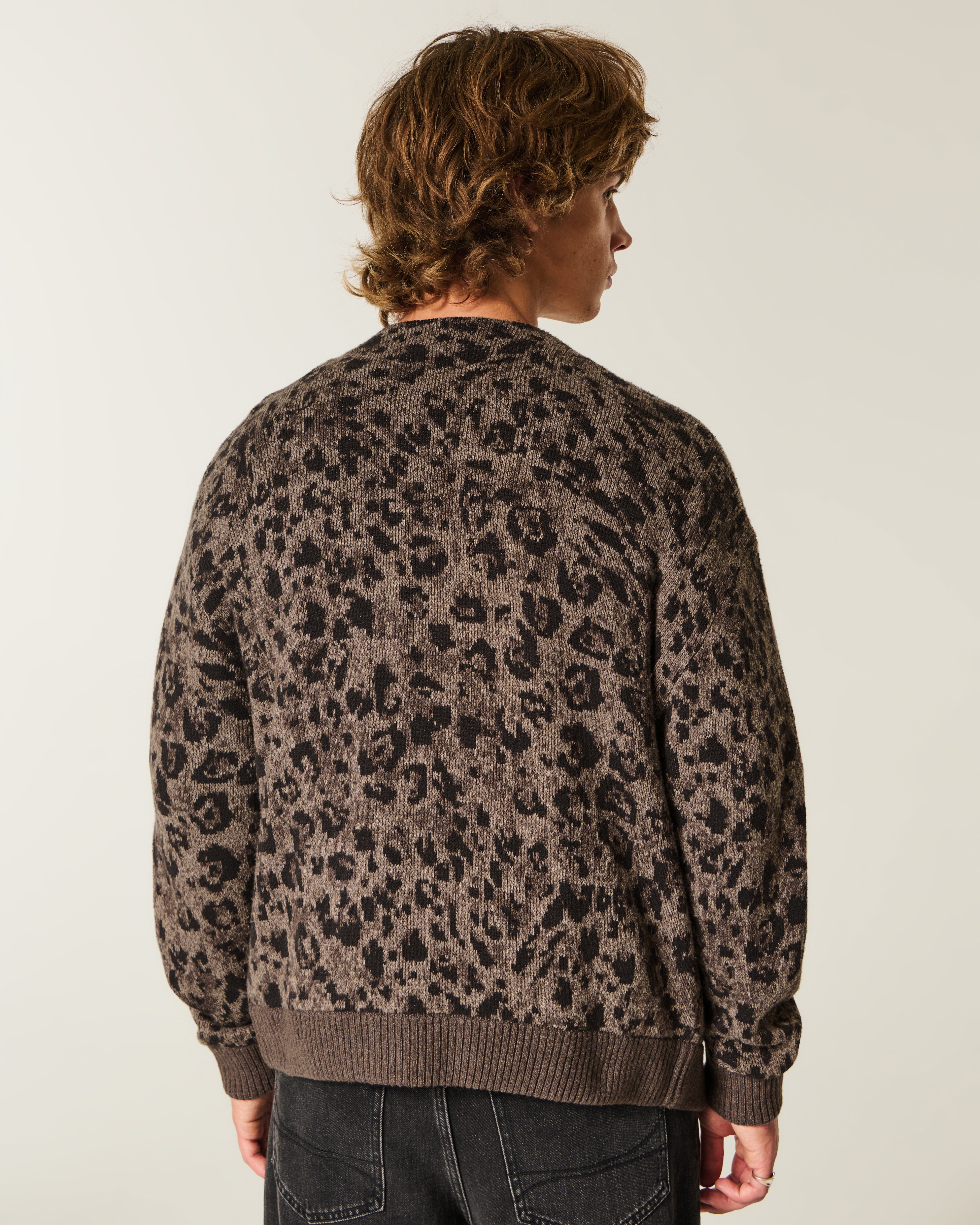 Boxy Pattern Cardigan