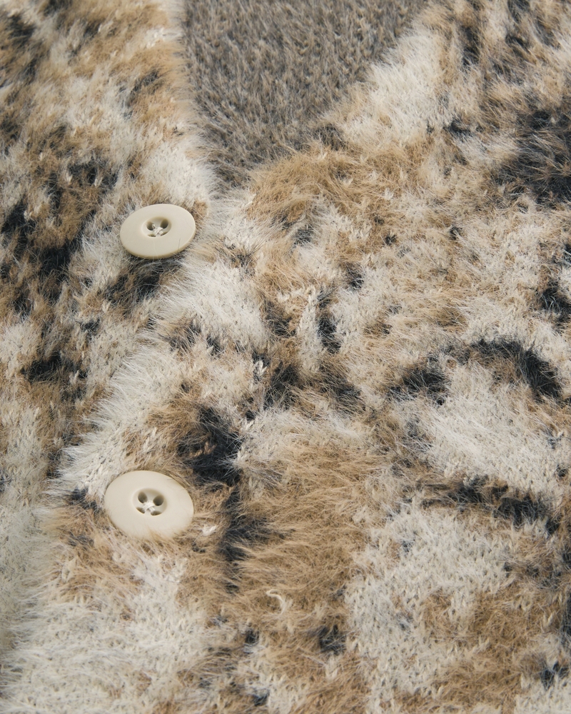 Boxy Fuzzy Cardigan