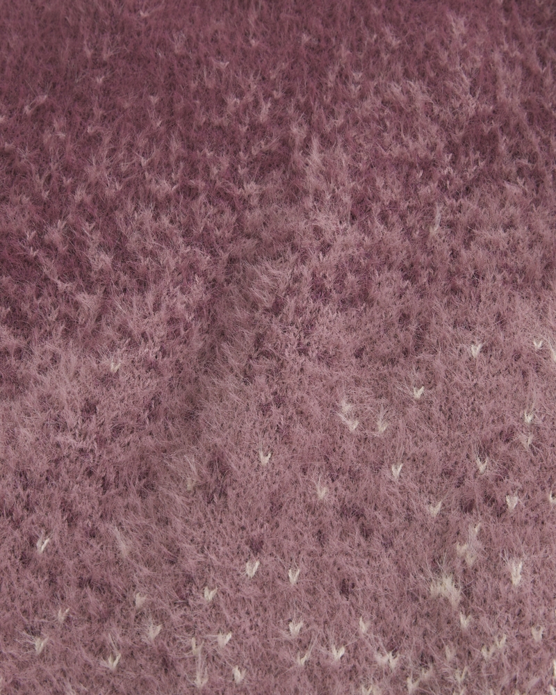 Boxy Fuzzy Crew Sweater