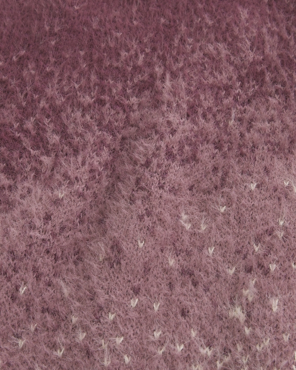 Boxy Fuzzy Crew Sweater