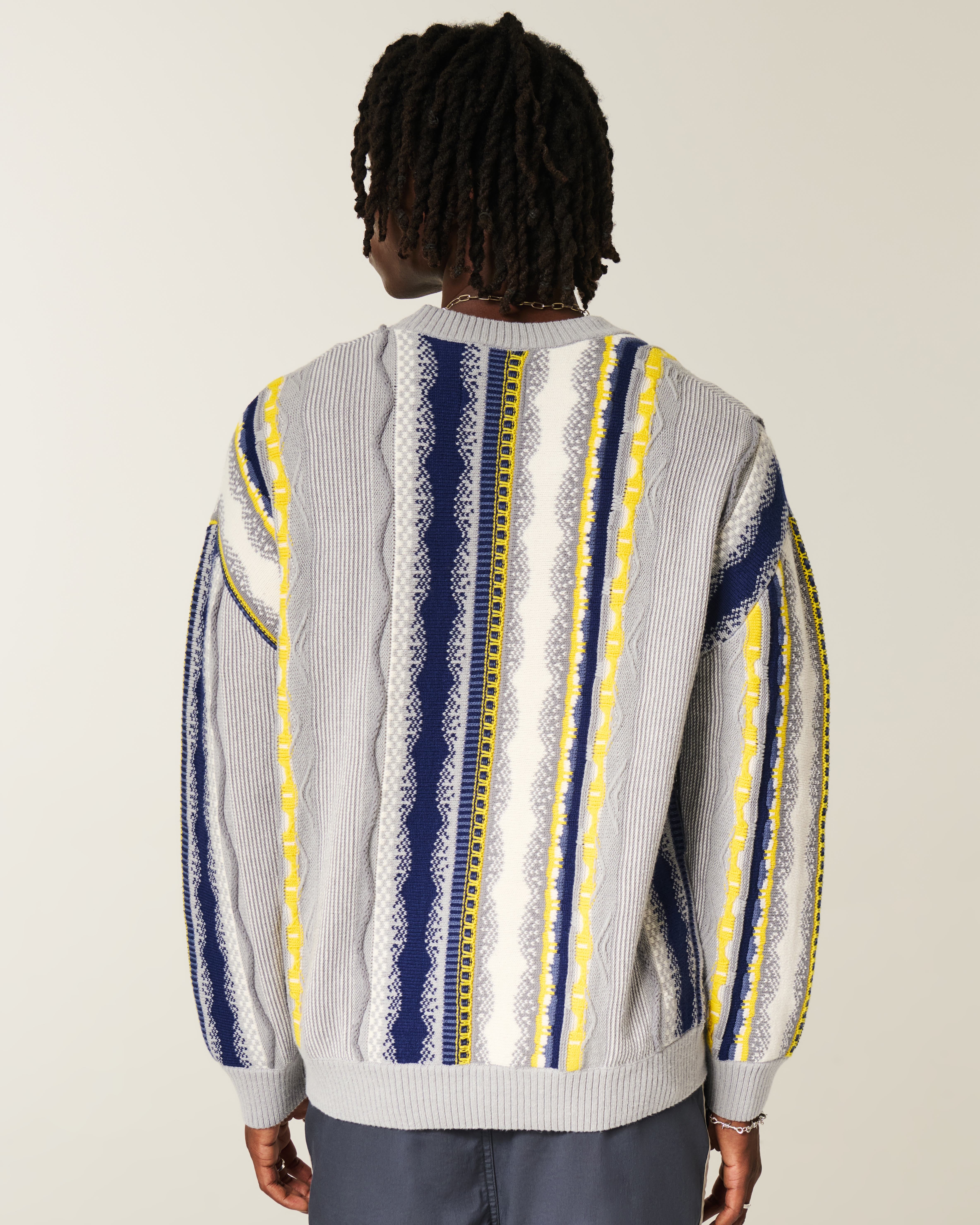 Boxy University of Michigan Wolverines Graphic Crew Sweater