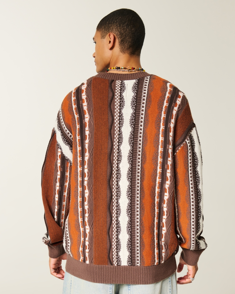 Boxy University of Texas at Austin Longhorns Graphic Crew Sweater