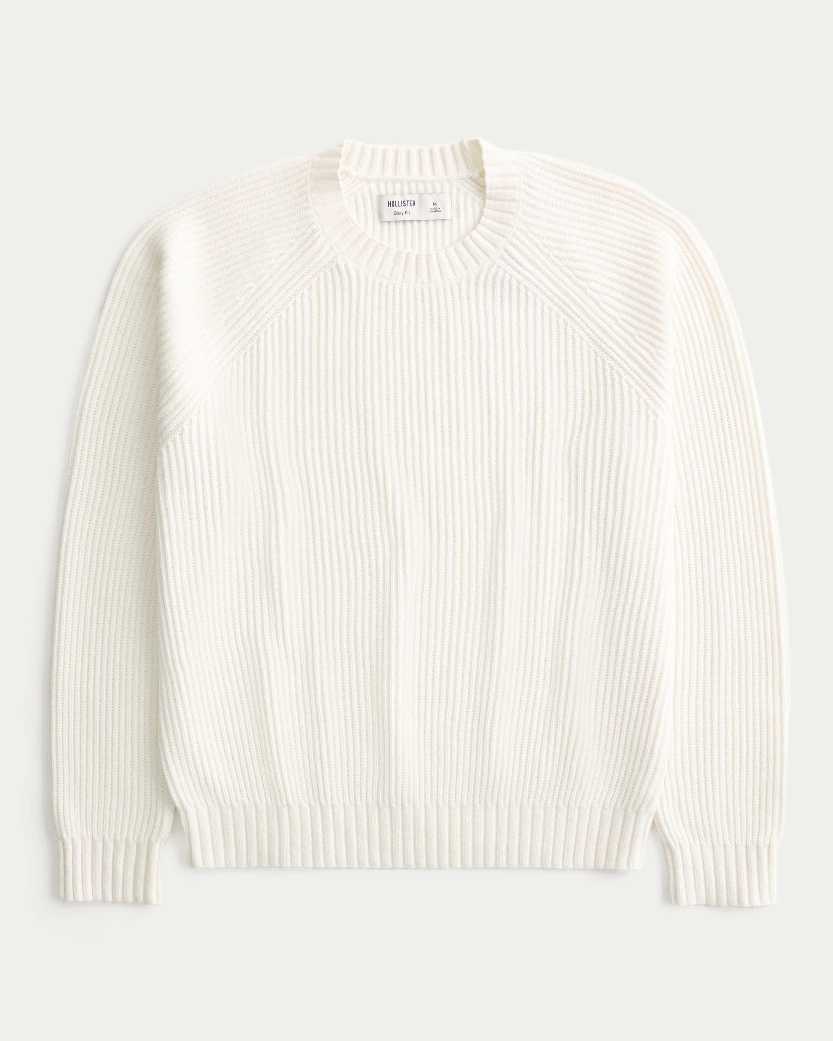 Boxy Washed Crew Sweater