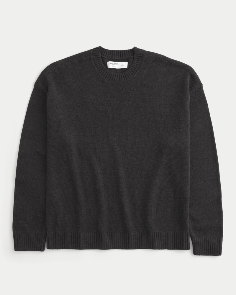 Boxy Logo Crew Sweater
