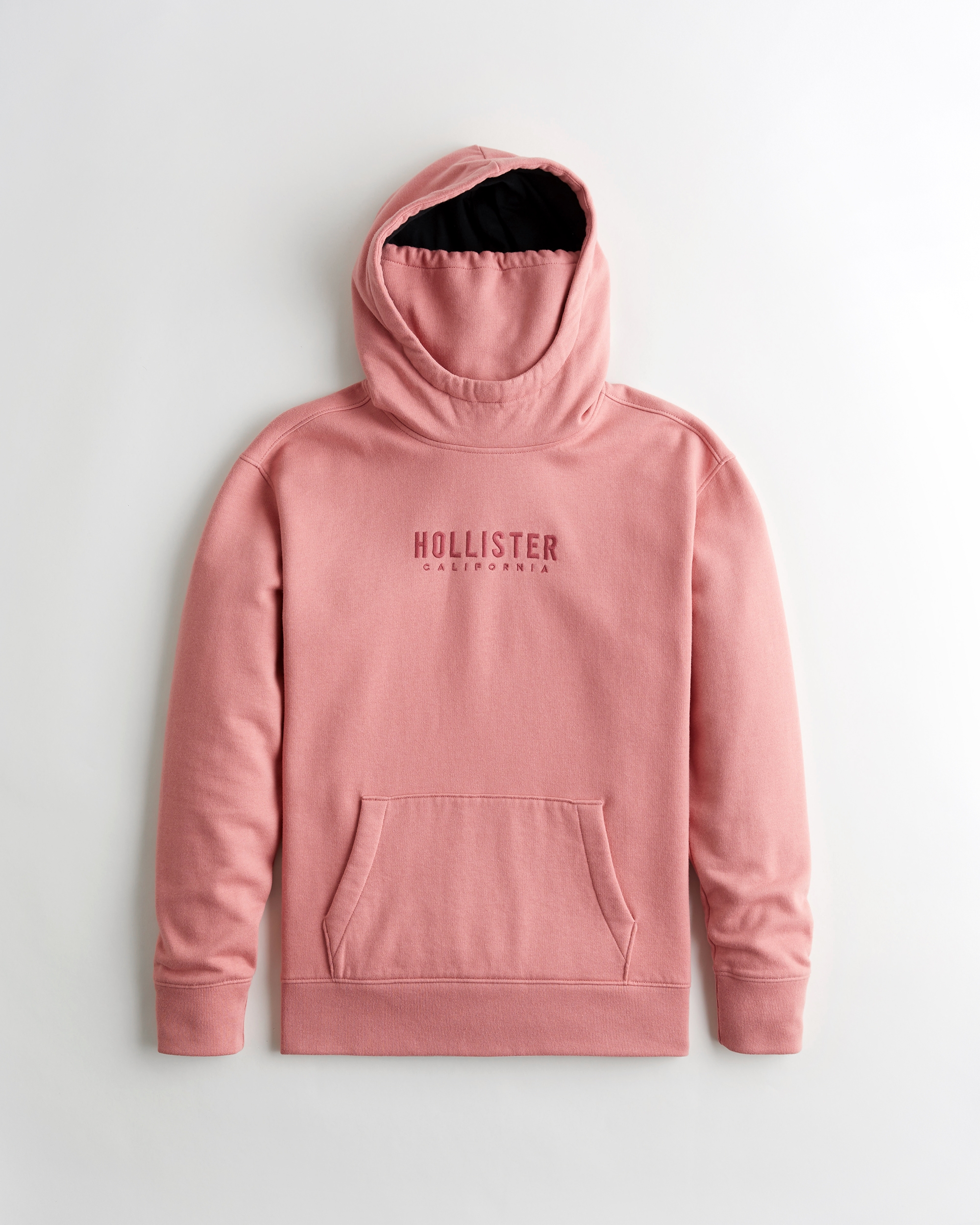 pink hollister hoodie men