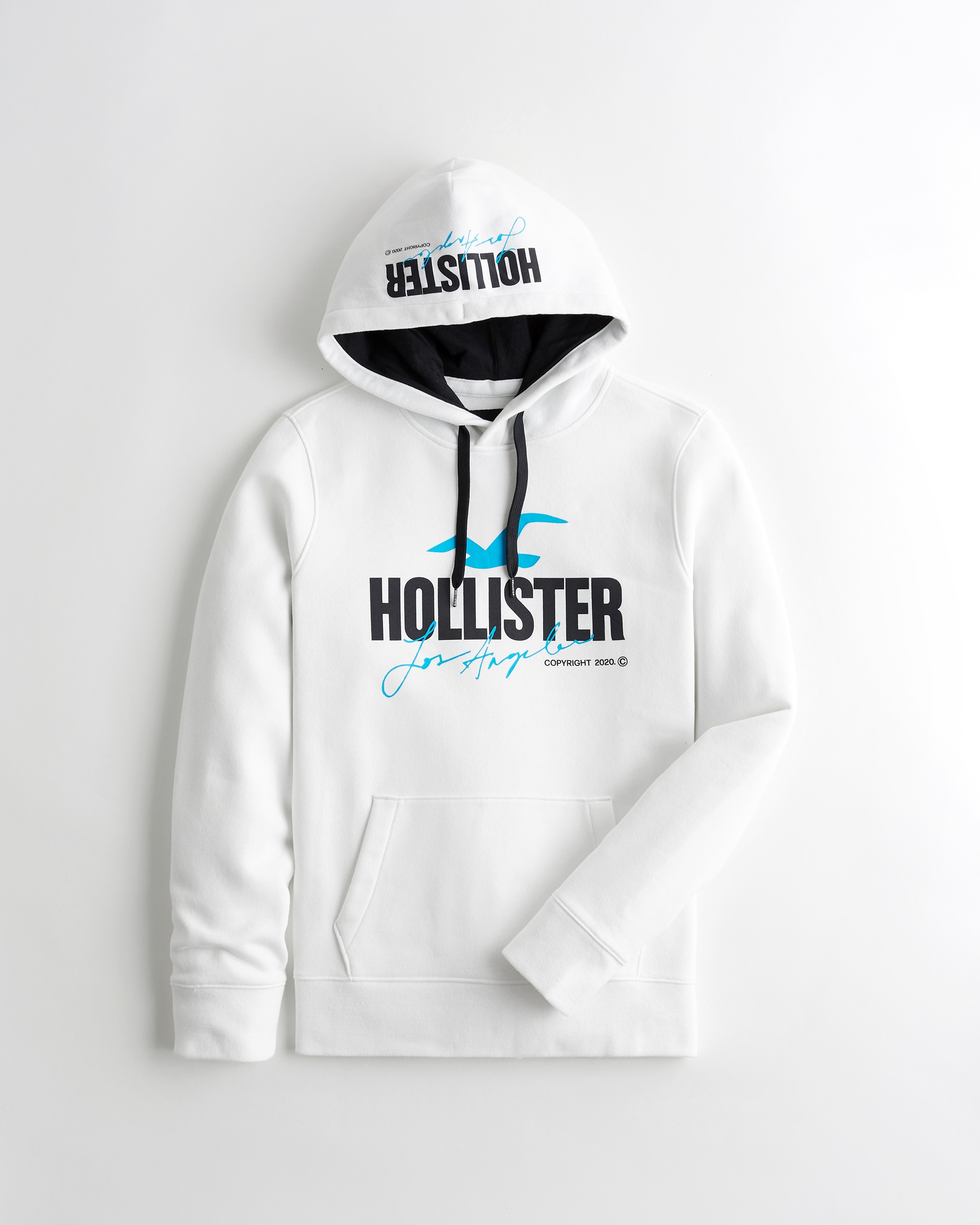 red and white hollister hoodie