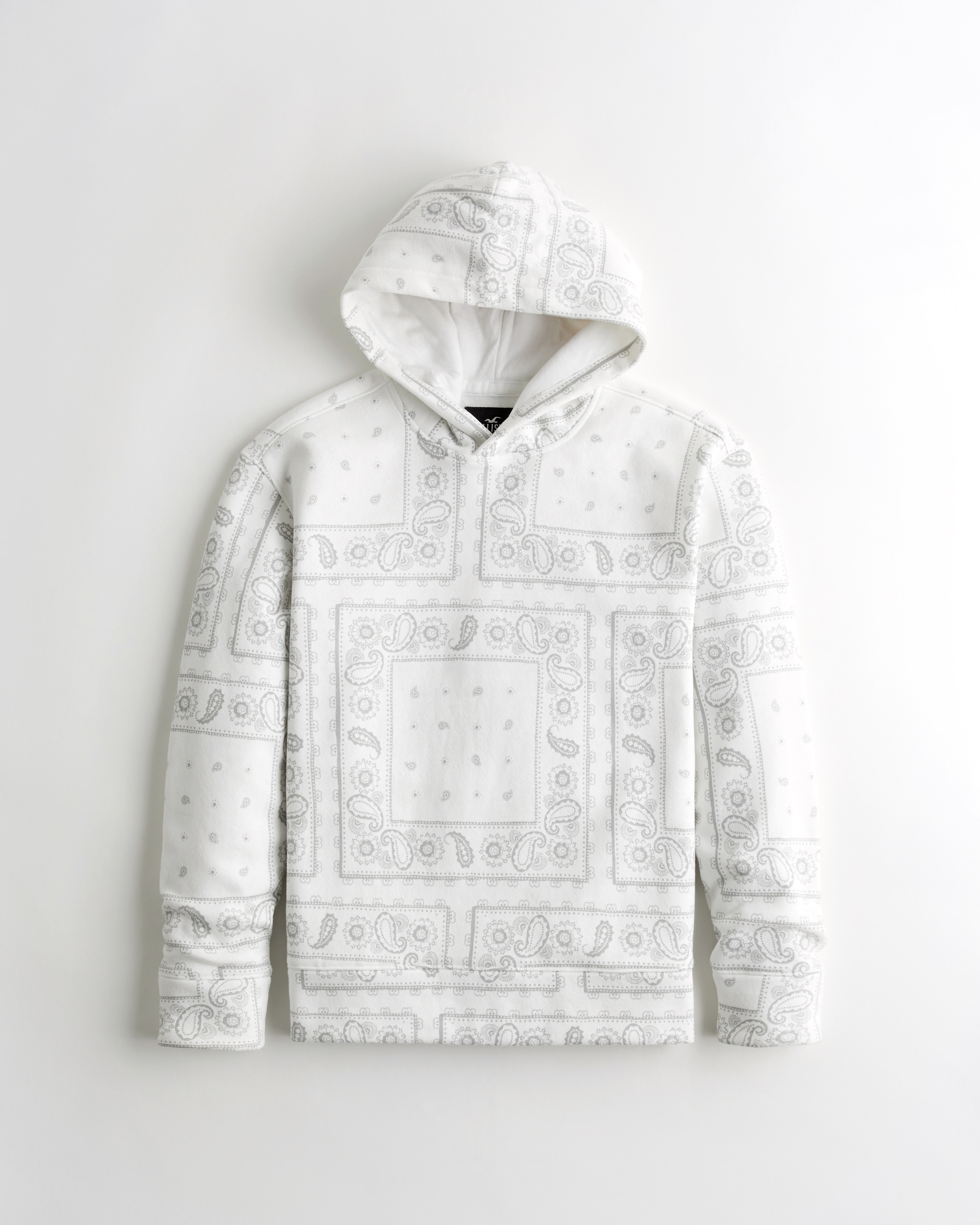 hollister printed logo hoodie