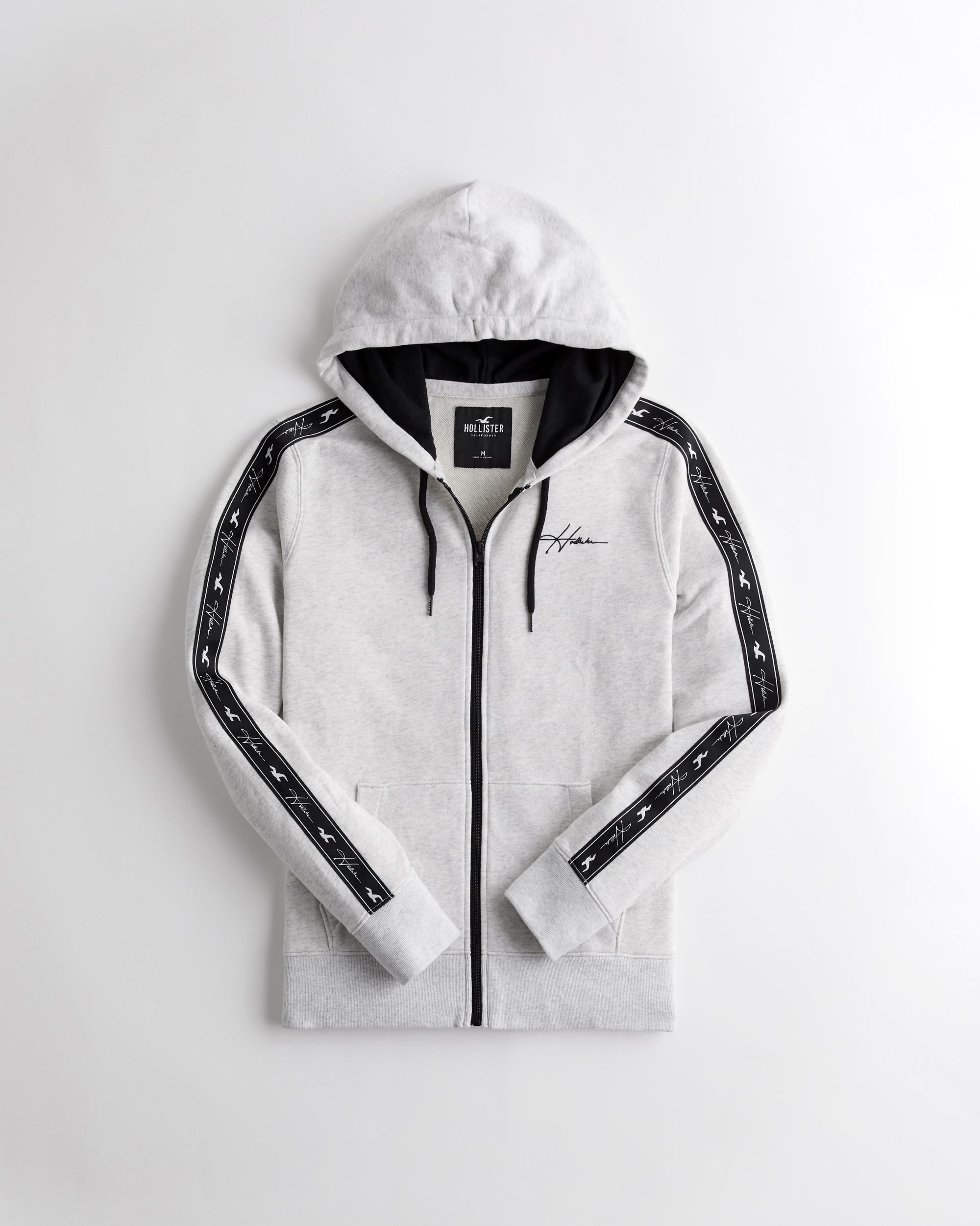 gray hollister hoodie