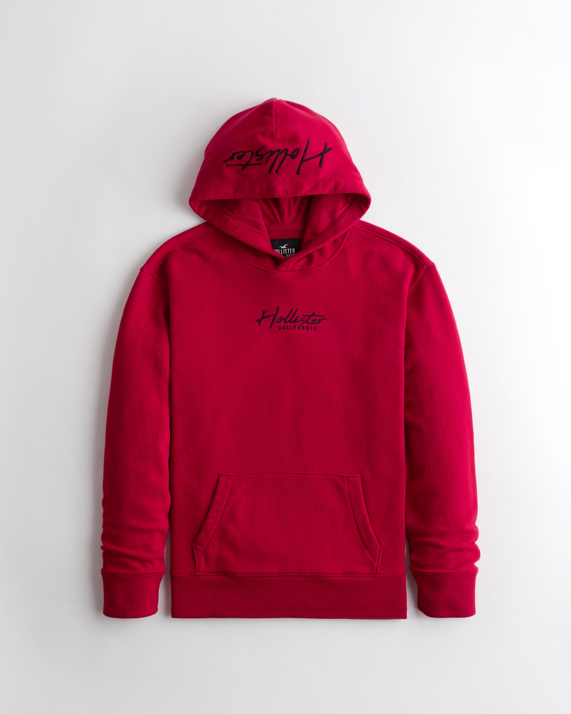 Hollister Applique Logo Hoodie – FashOnFire