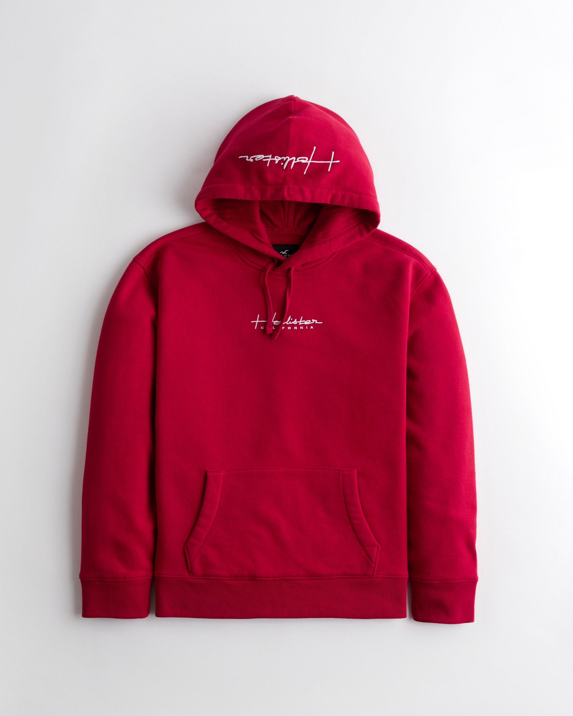 hollister red hoodie
