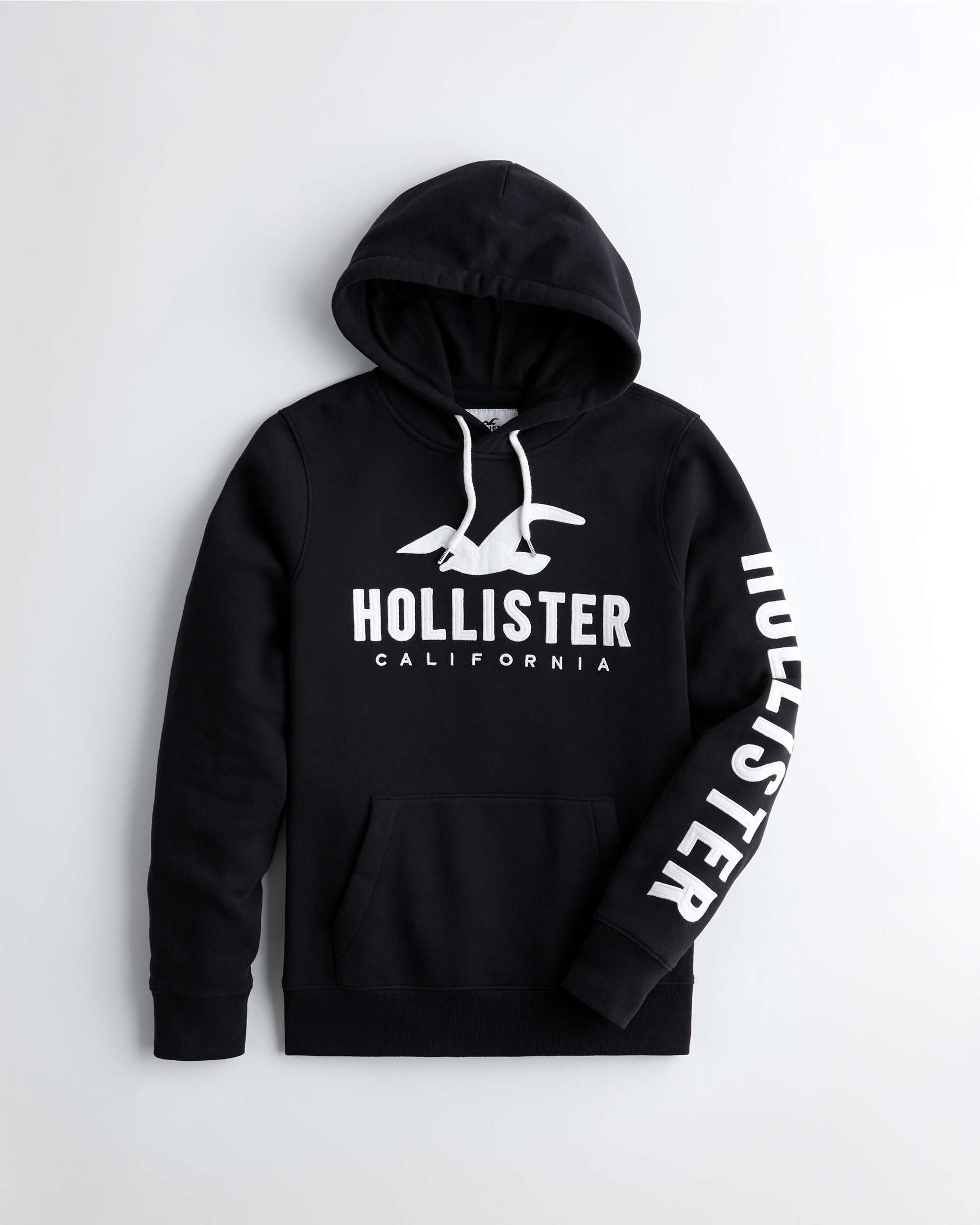 hollister hoodies black