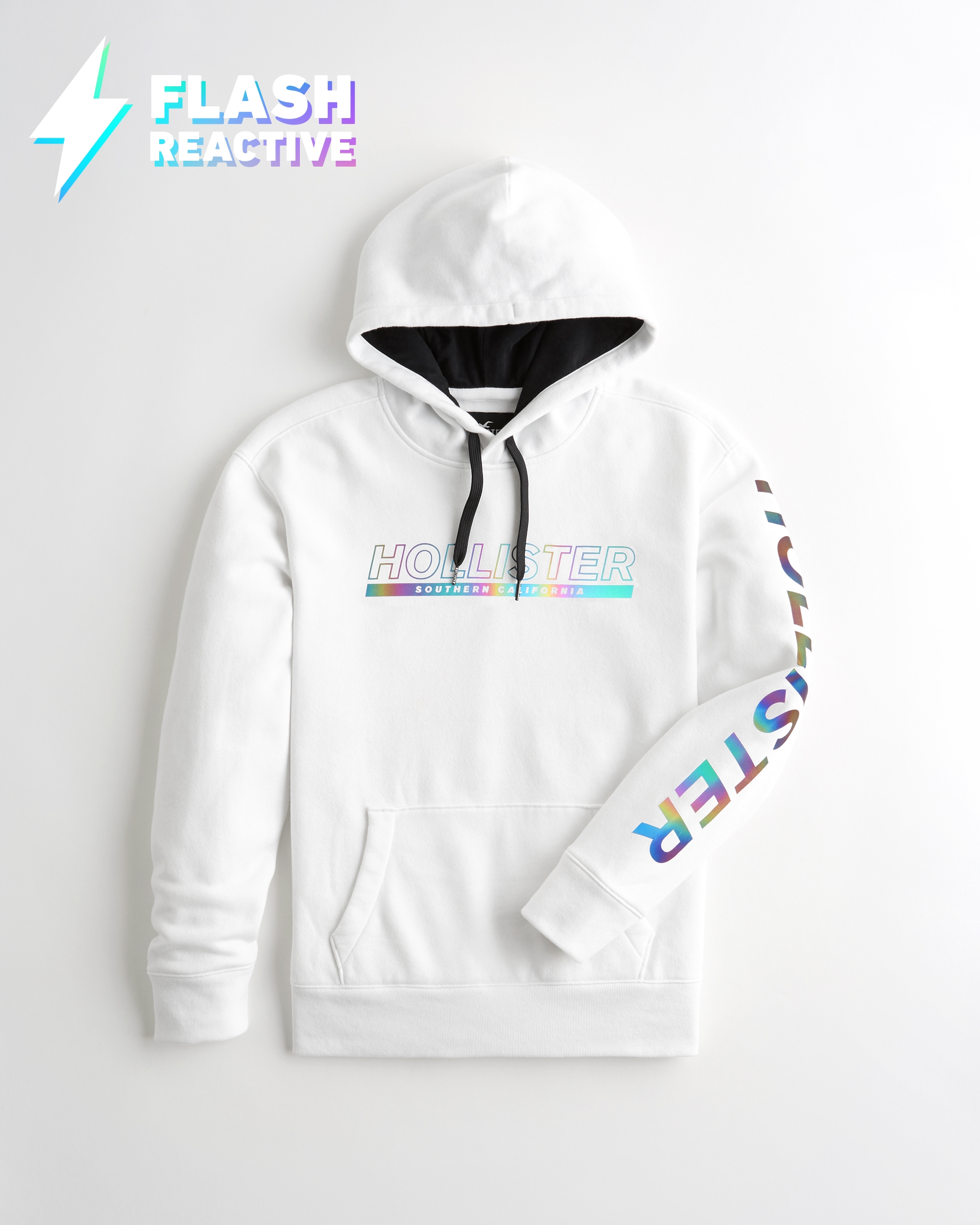 hollister white hoodie