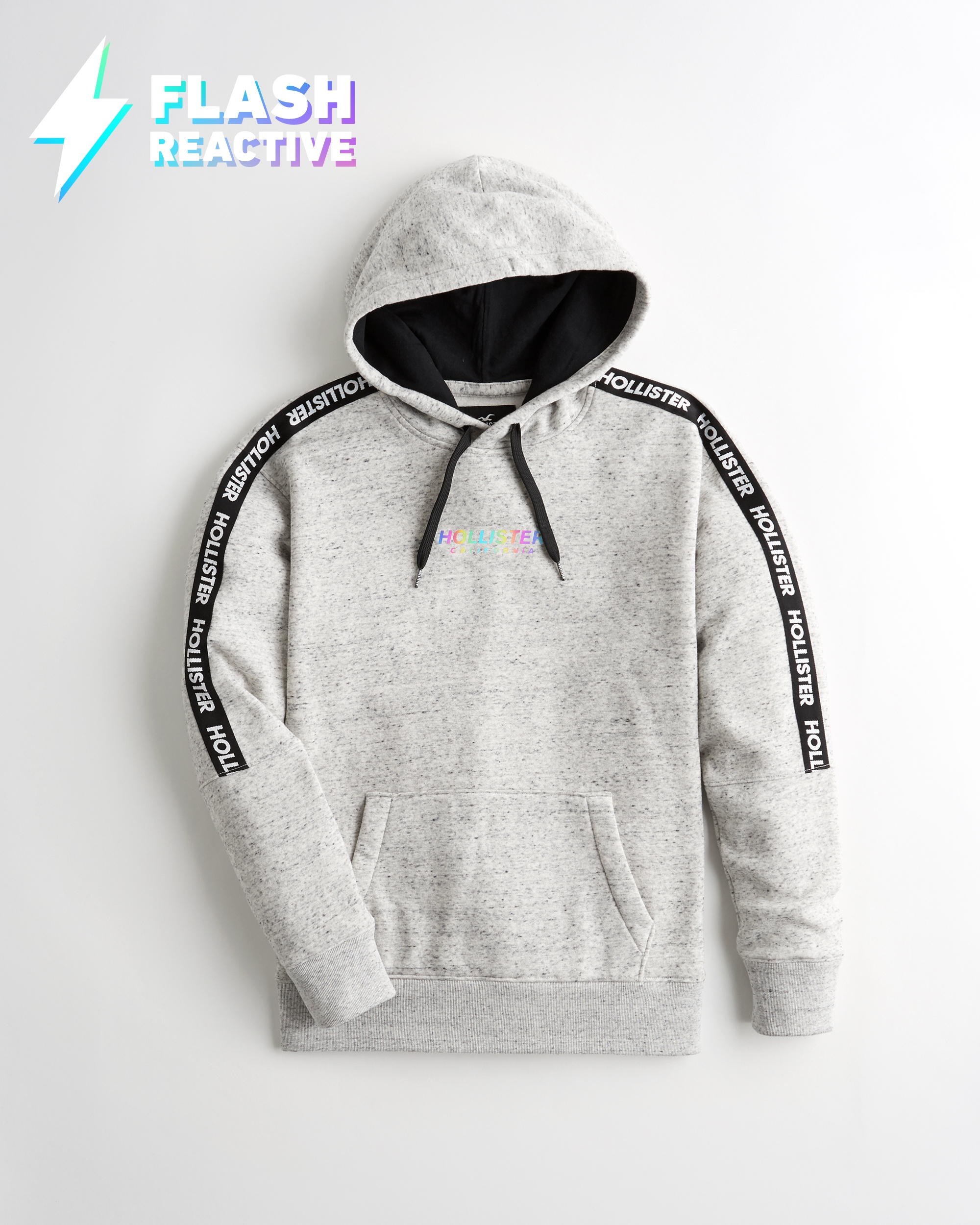 hollister white rose hoodie