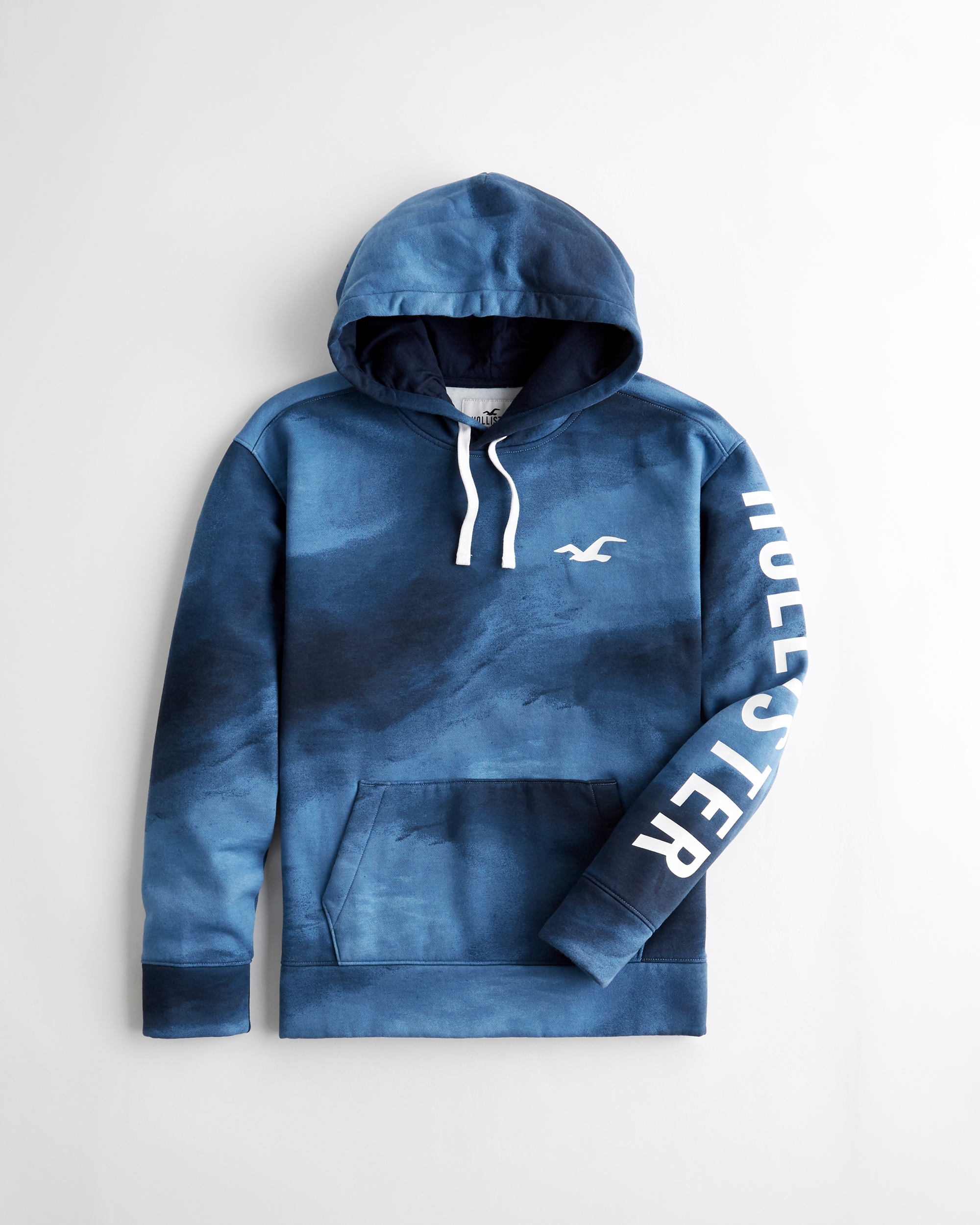 hollister black tie dye hoodie