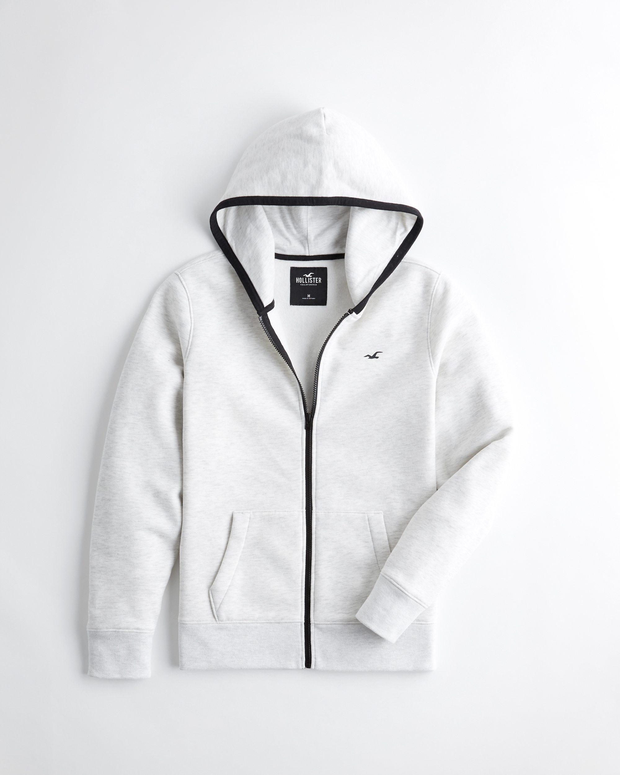 hollister zip up sweater