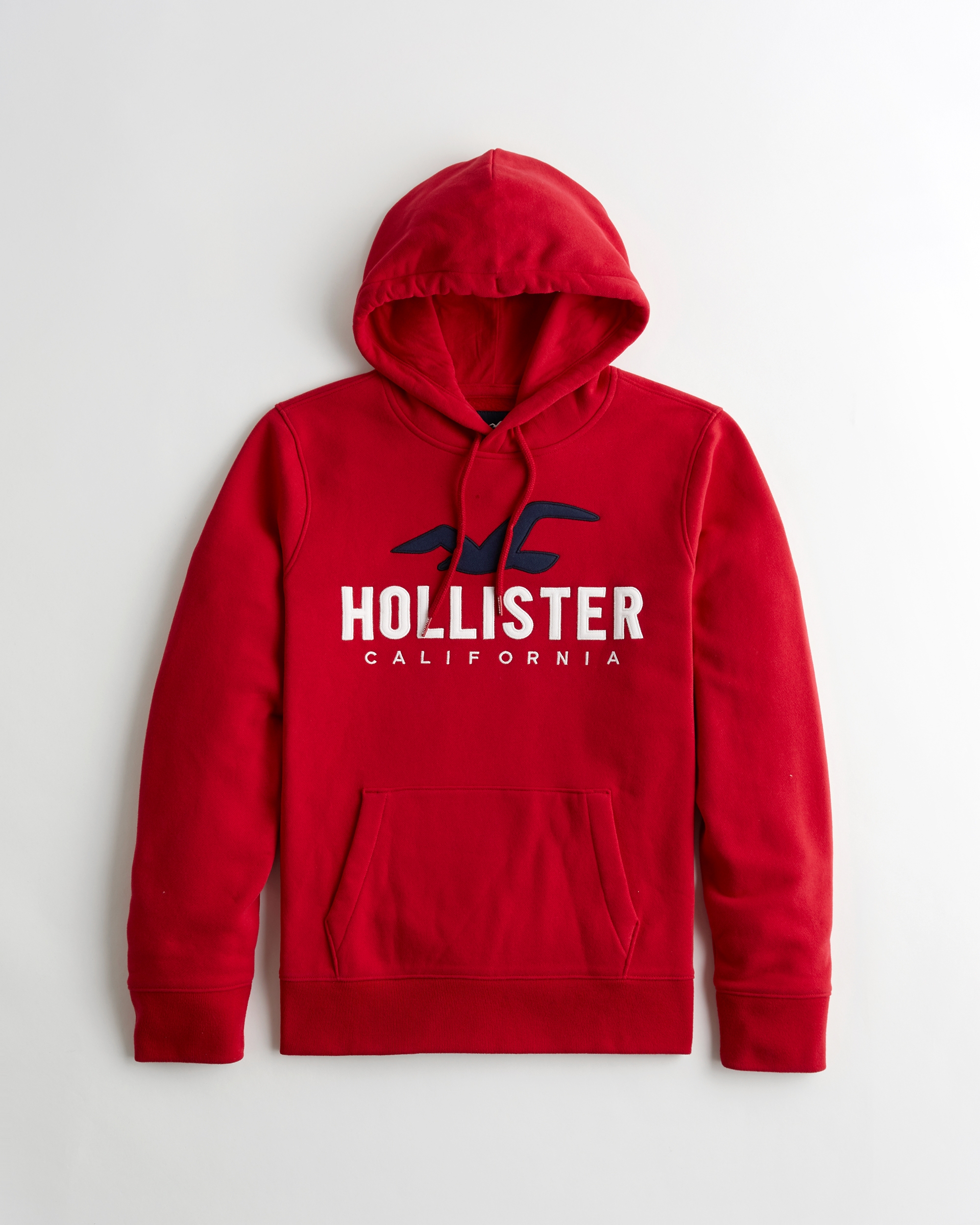 hollister red sweatshirt