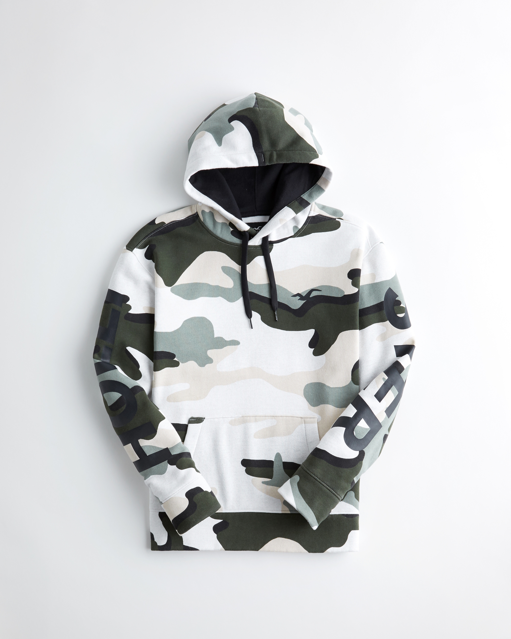 hollister camo hoodie