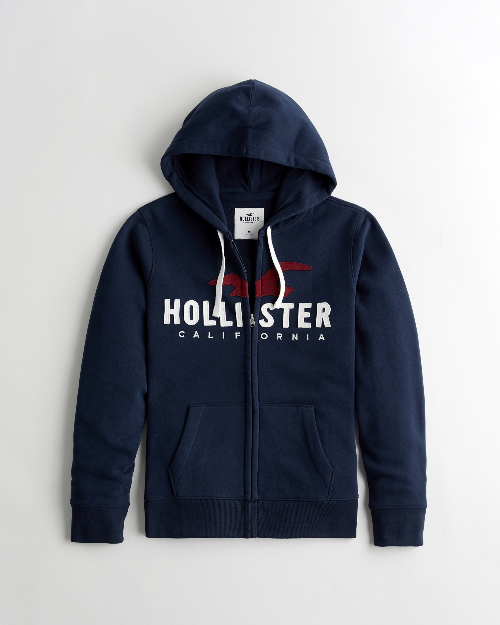 hollister hoodie navy