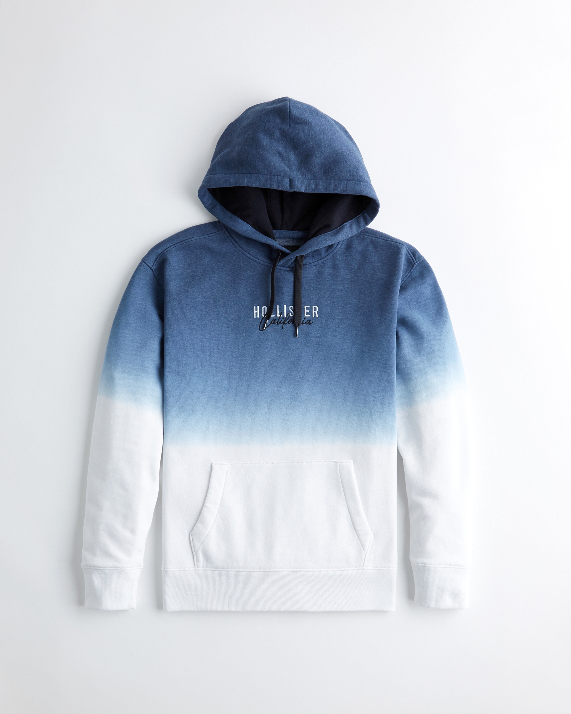 hollister ombre logo hoodie