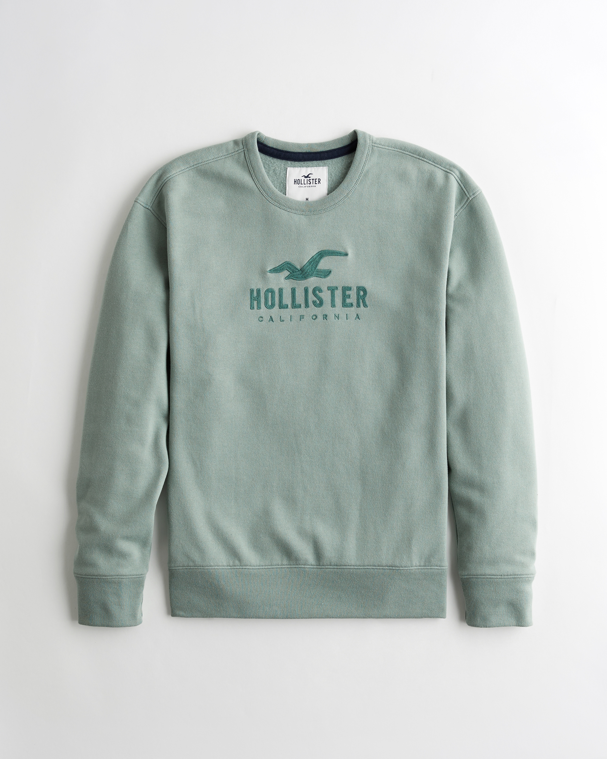 hollister logo crewneck sweatshirt