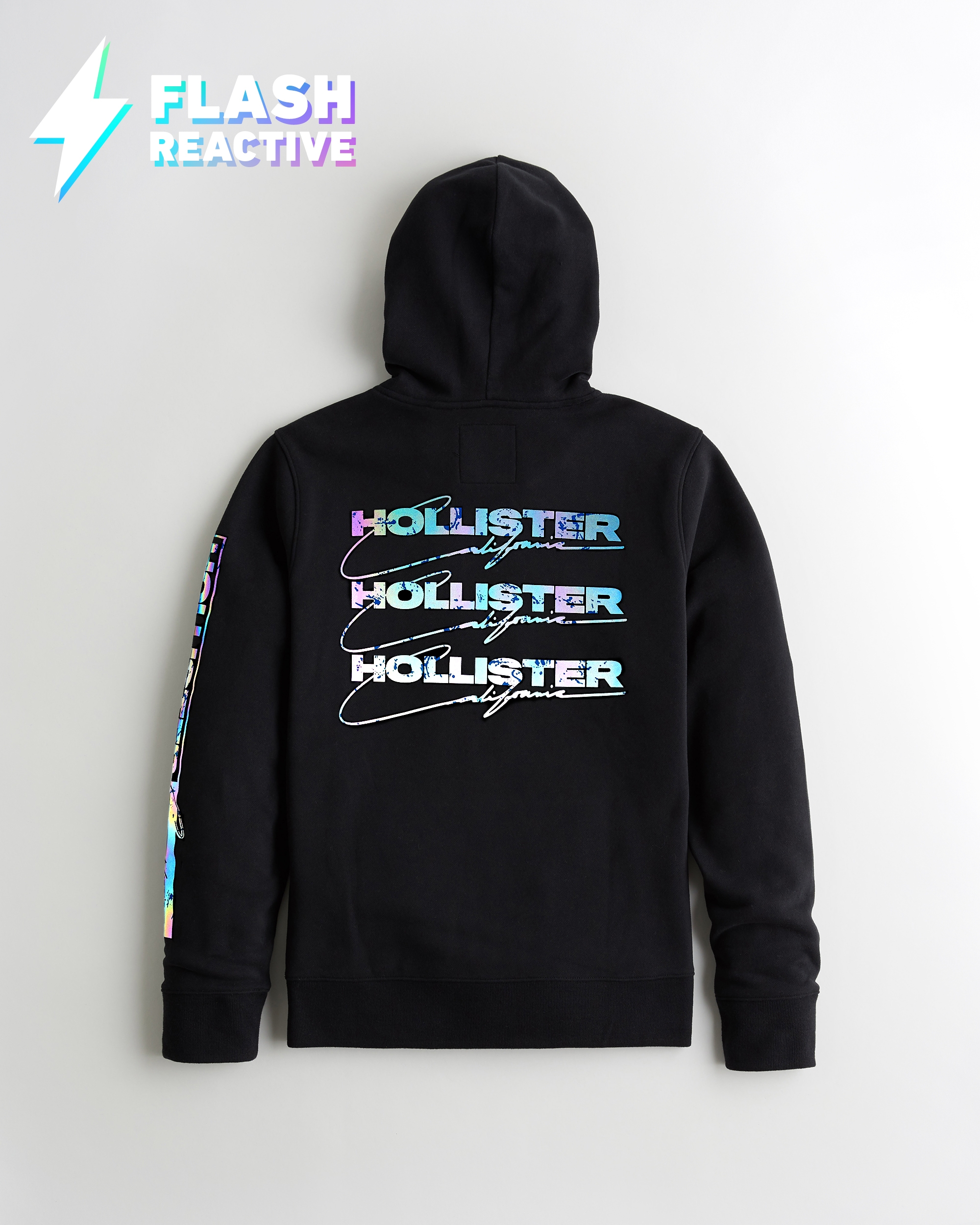 hollister reflective jacket