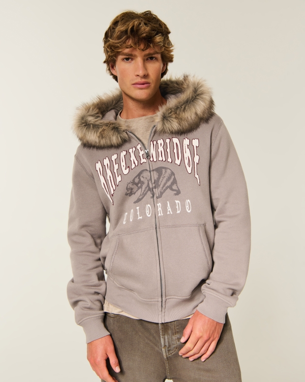 Hollister Feel Good Breckenridge Graphic Hoodie