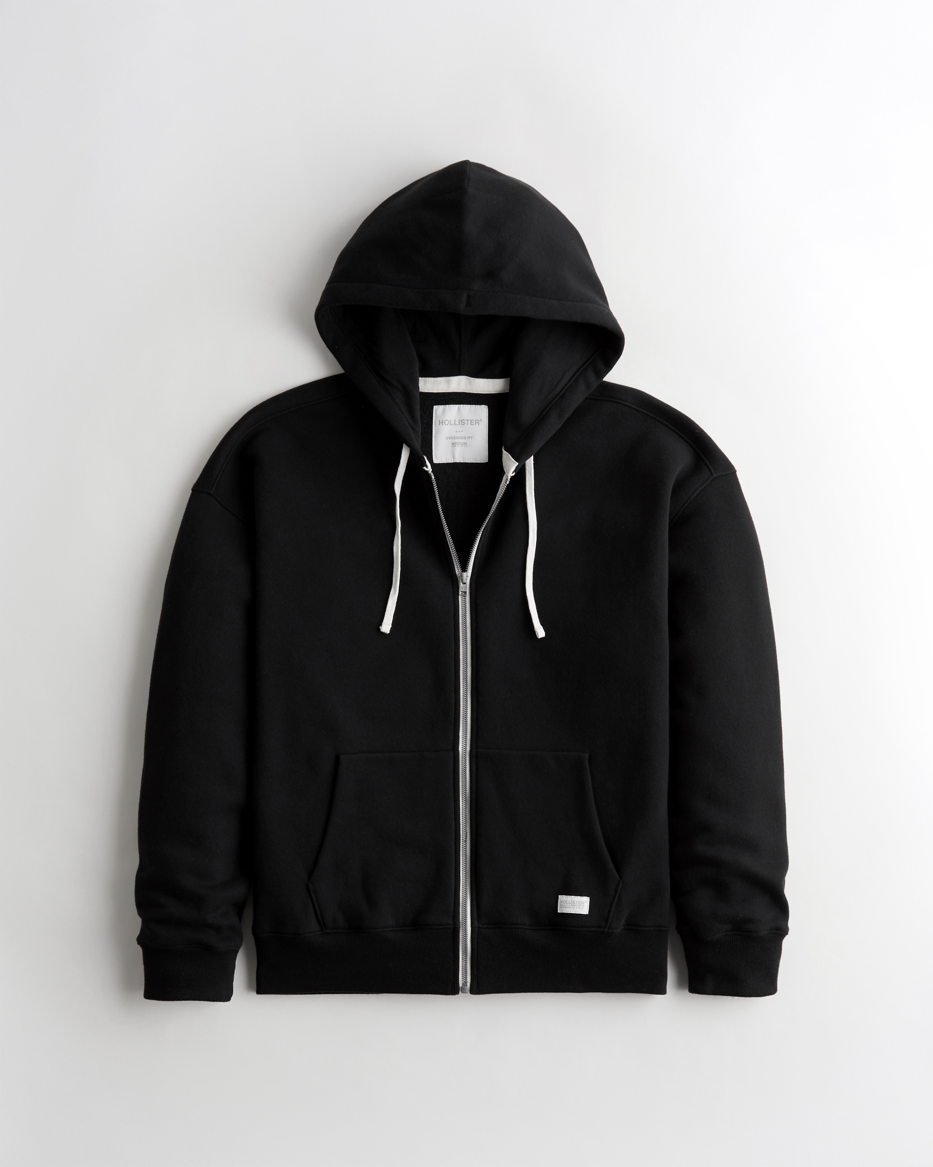 black jacket with hoodie