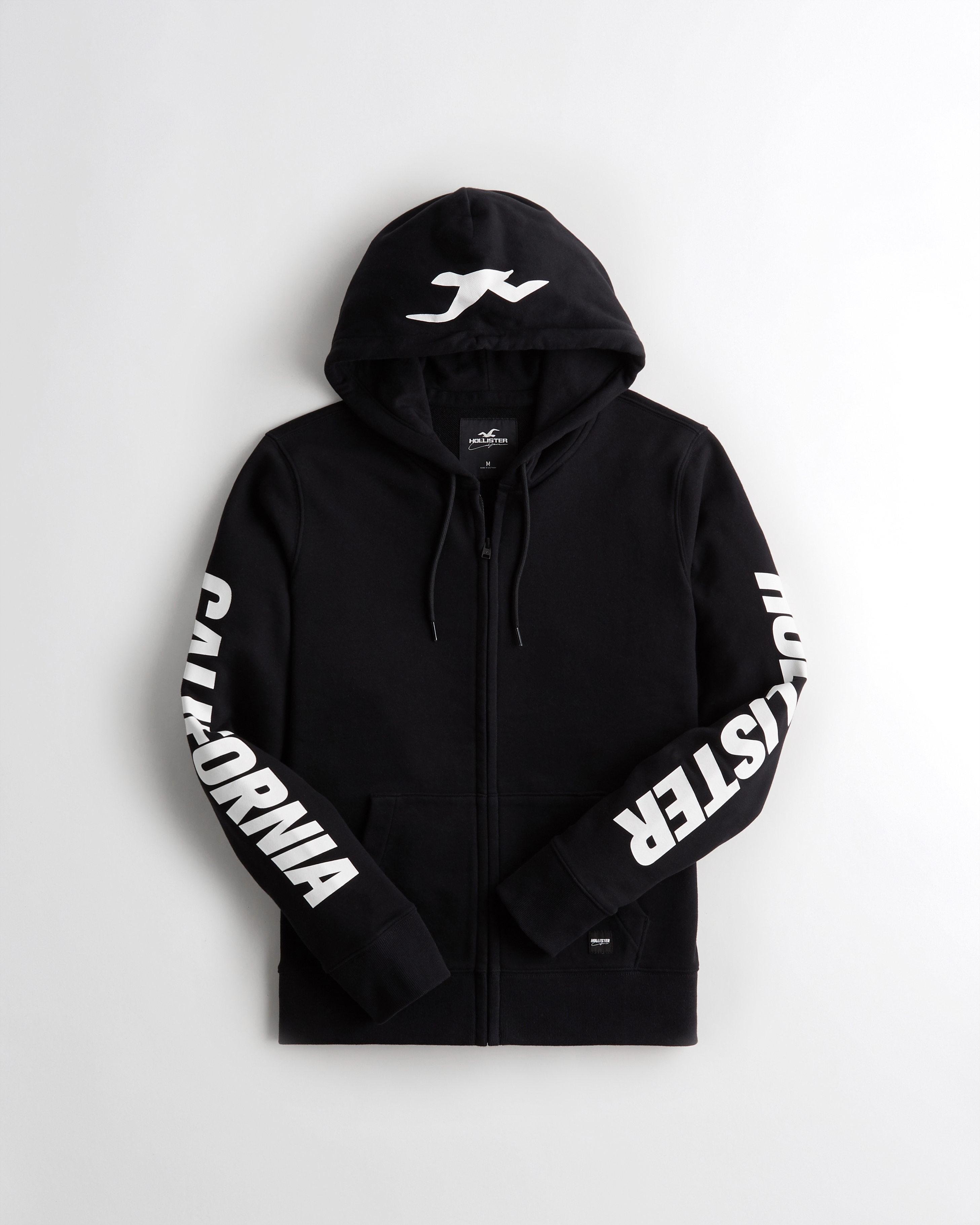 hollister black hoodies
