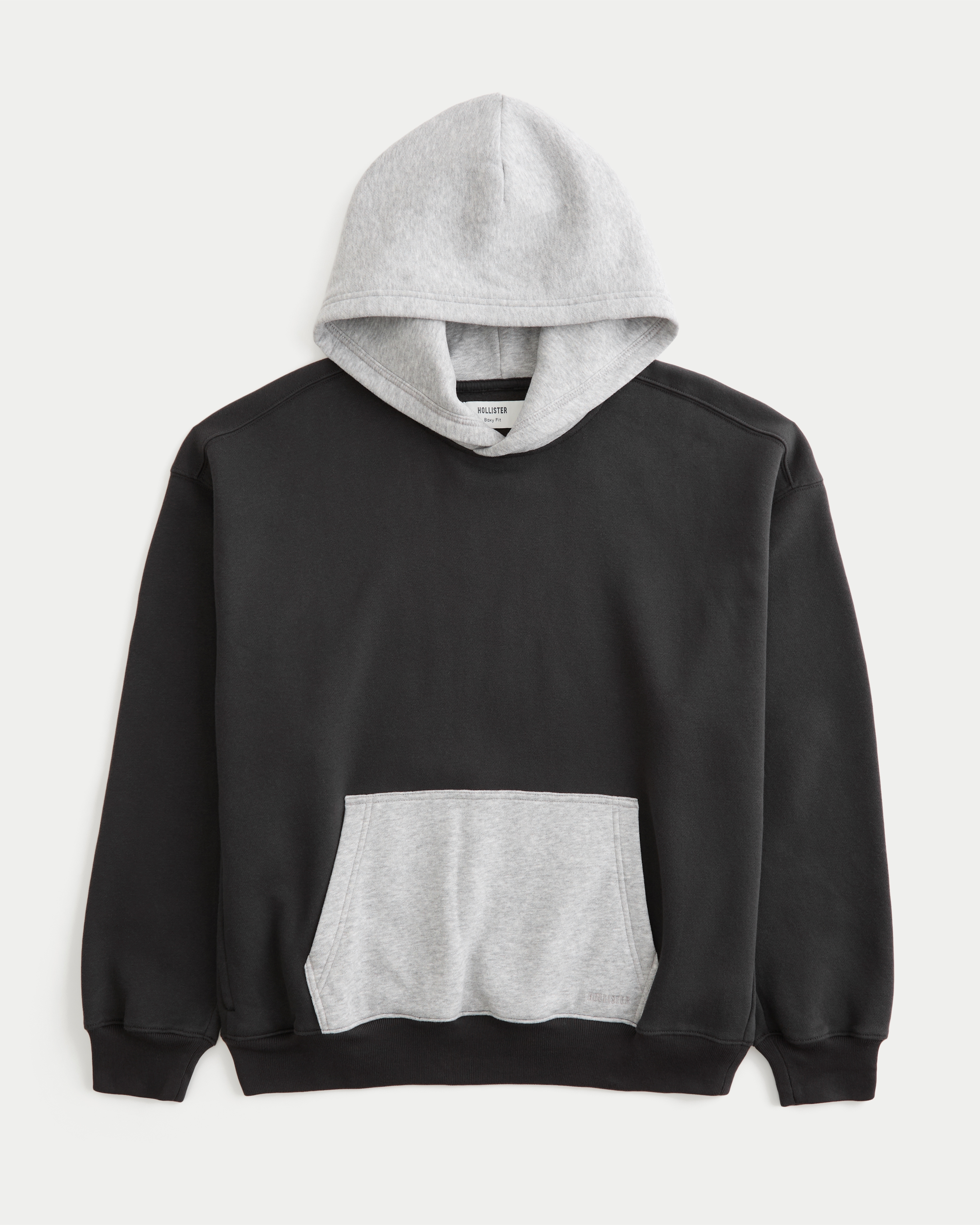 Boxy Two-Tone Hoodie