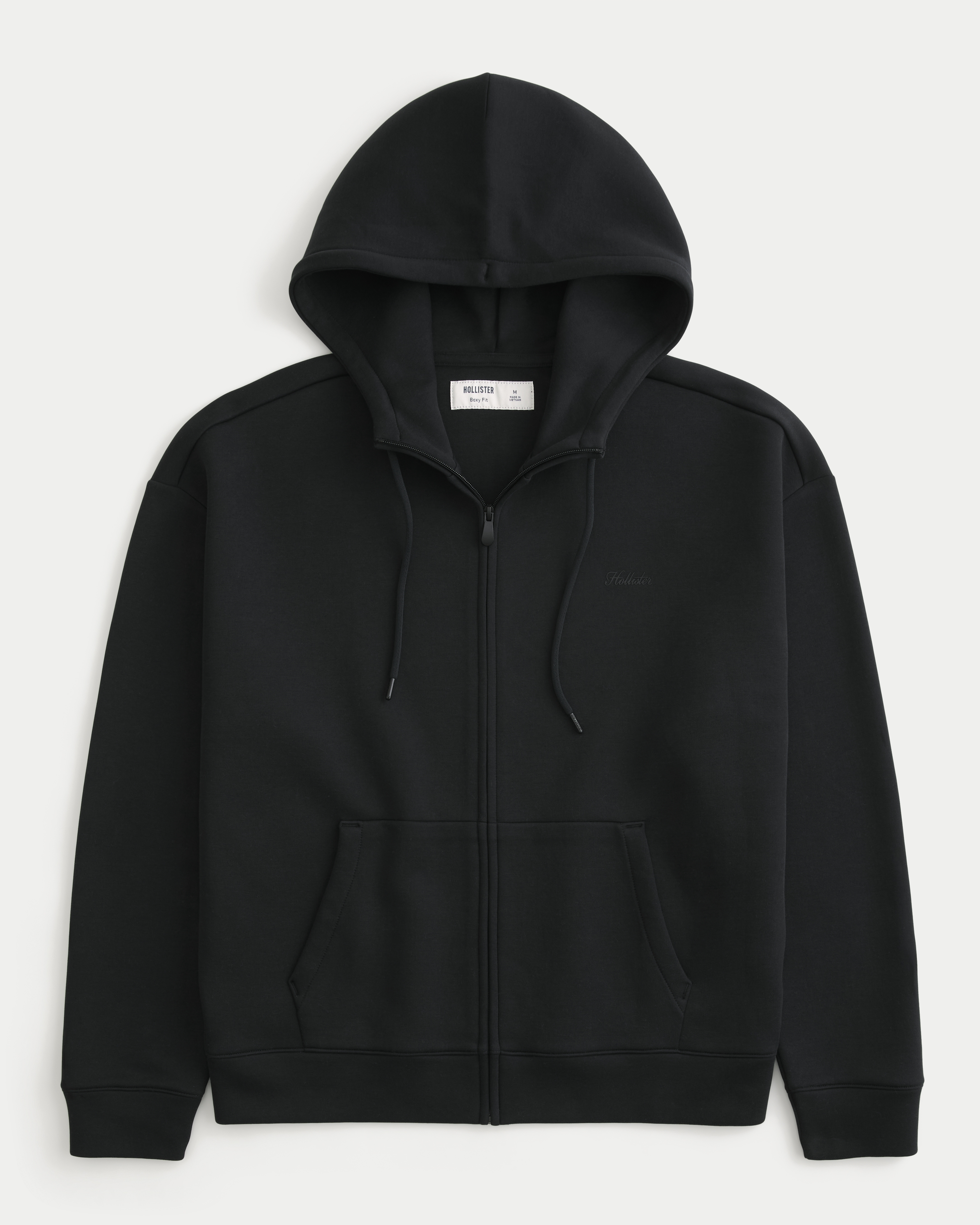 Boxy Everyday Cooling Zip-Up Snorkel Hoodie