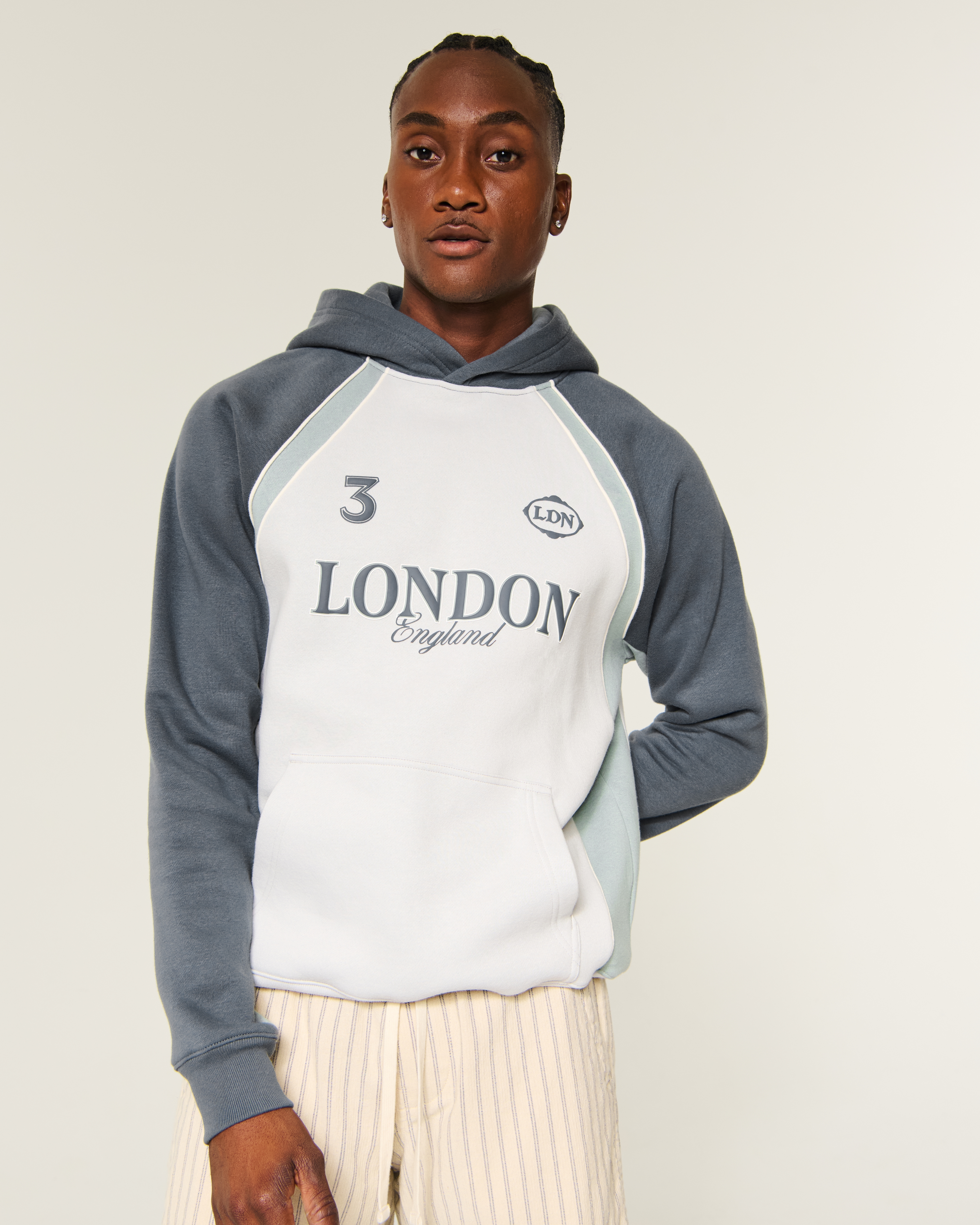 Boxy London Graphic Hoodie