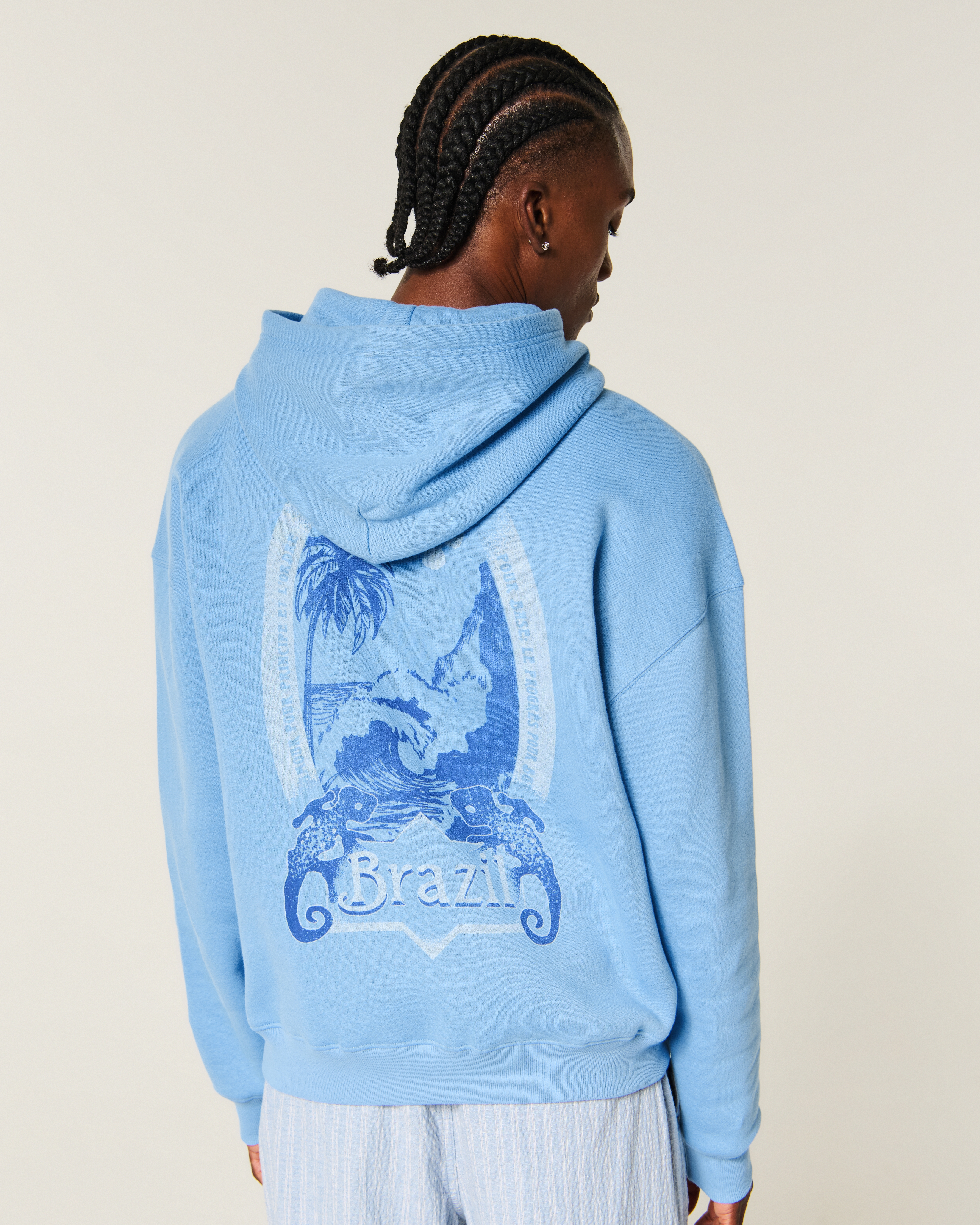 Boxy Brazil Graphic Hoodie